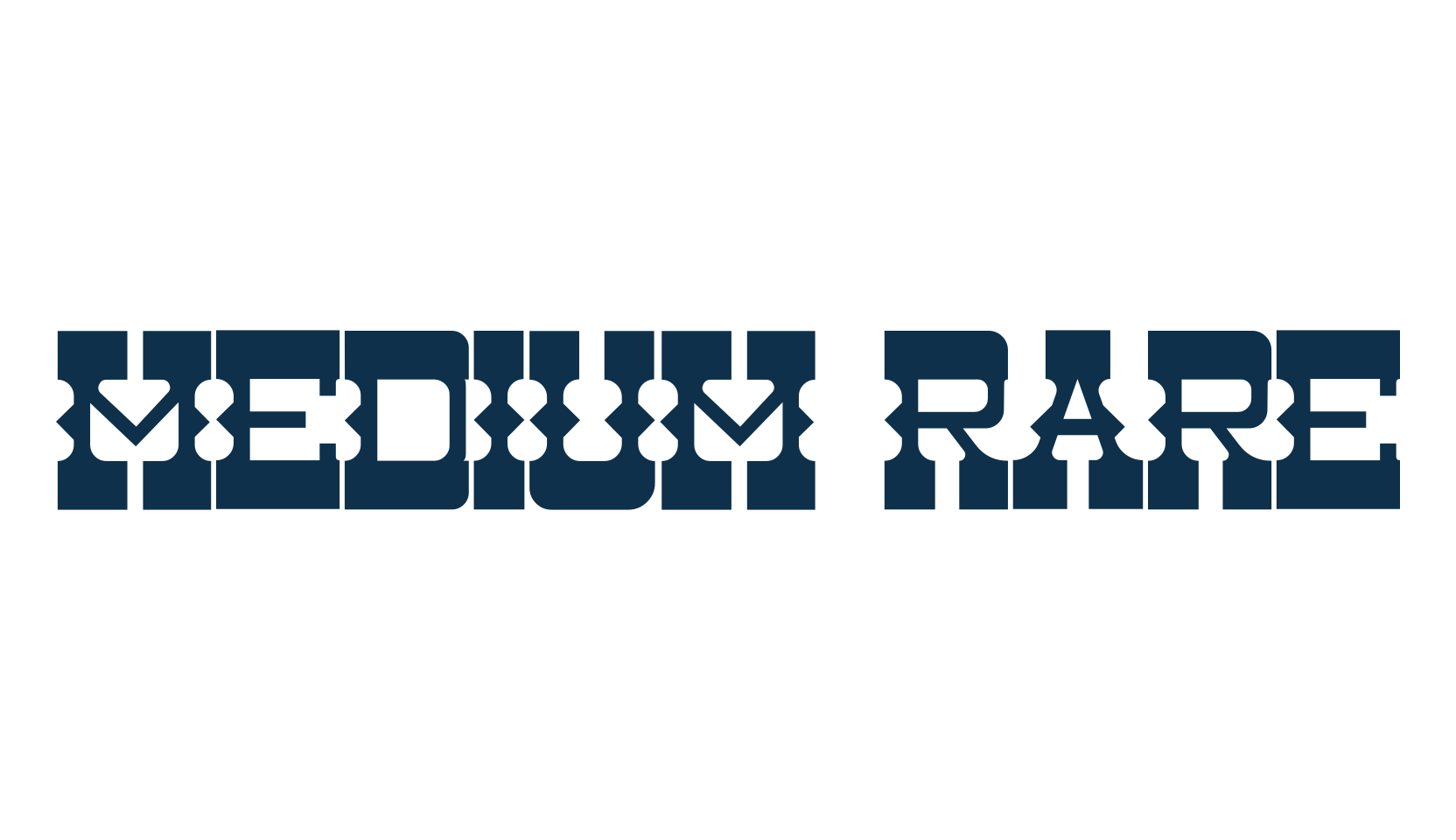 Medium Rare, western font preview
