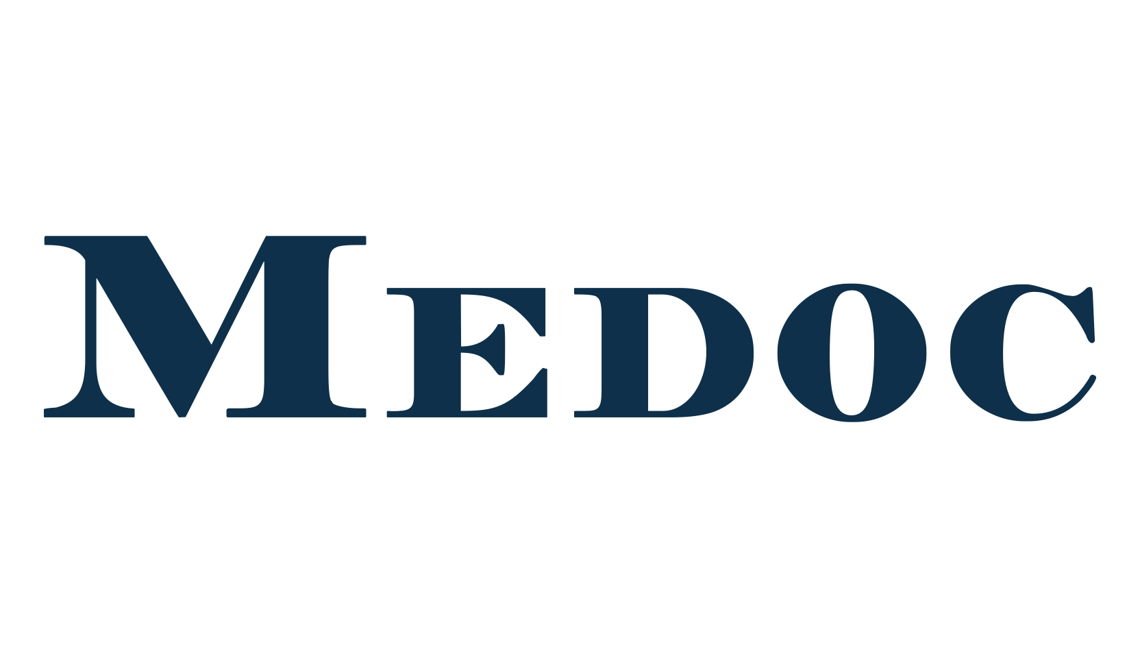 Medoc, basic serif font preview