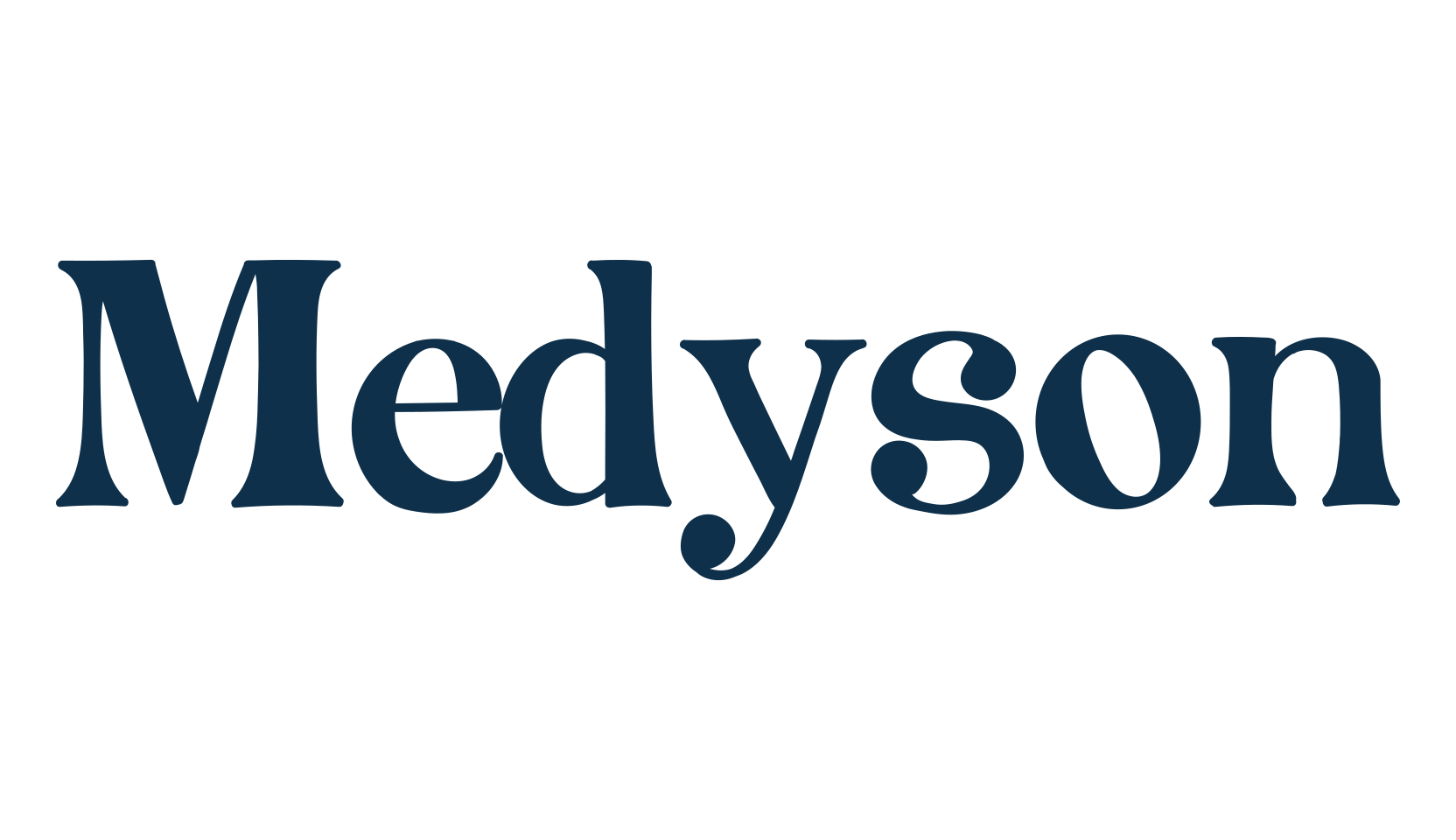 Medyson, retro font preview
