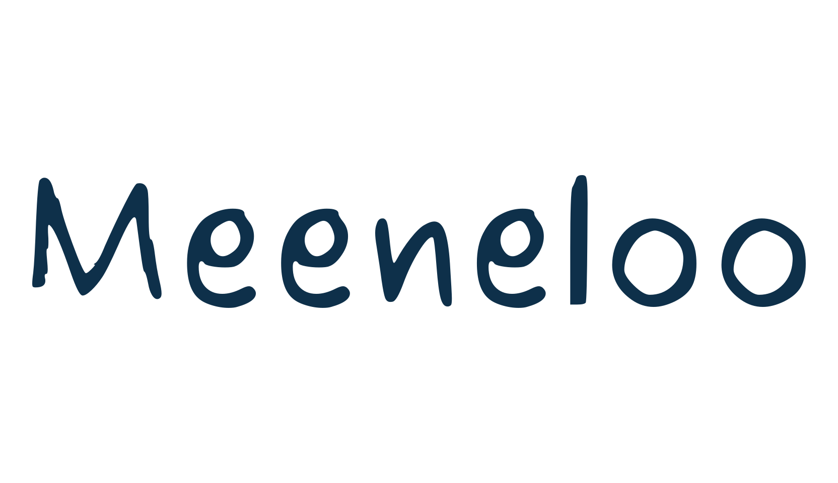 Meeneloo, script handwritten fancy decorative calligraphy font preview