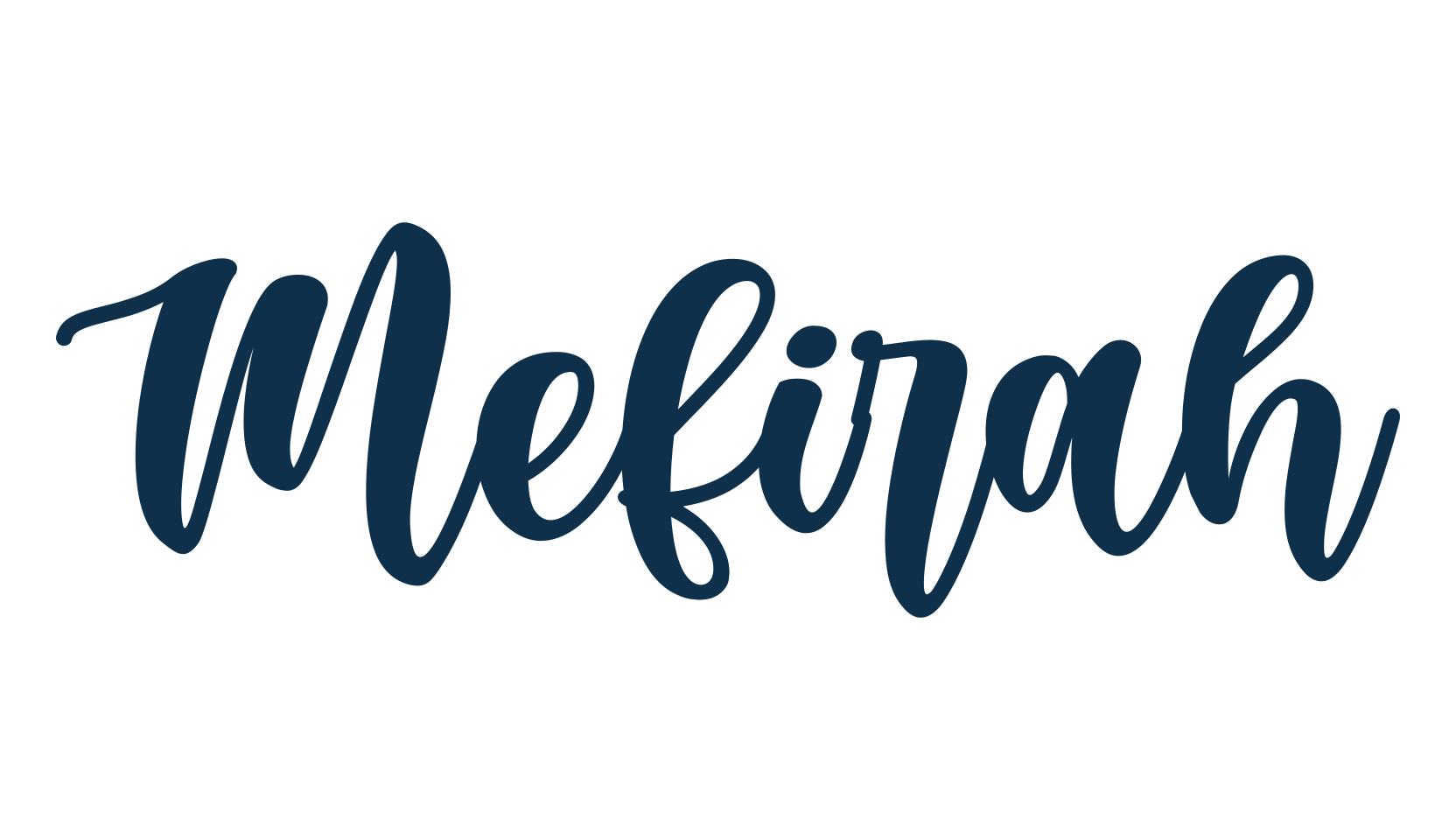 Mefirah, script calligraphy fancy decorative font preview