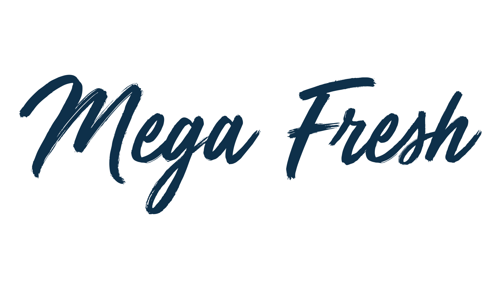 Mega Fresh, brush font preview
