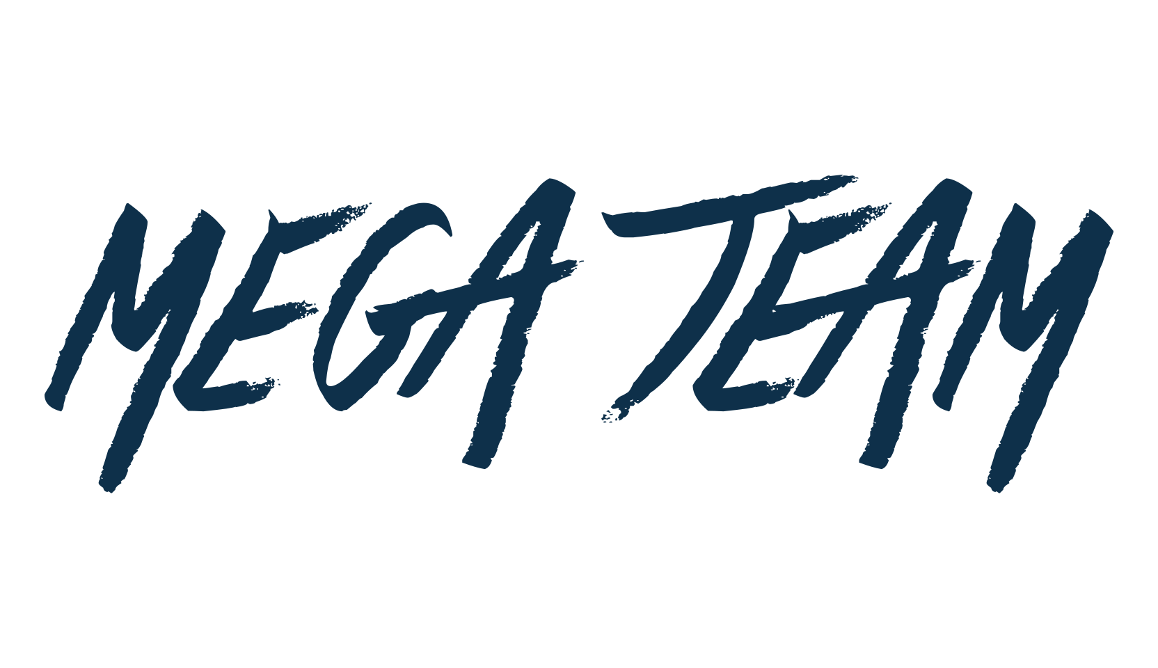 Mega Team, handwriting font preview