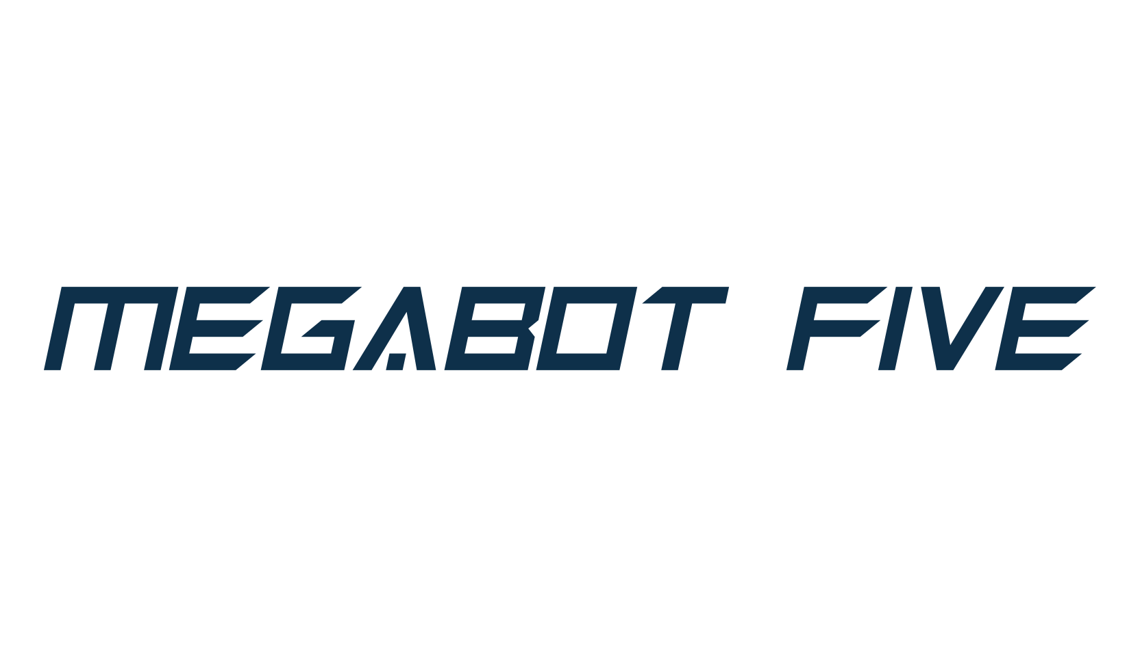 Megabot Five, sci-fi font preview