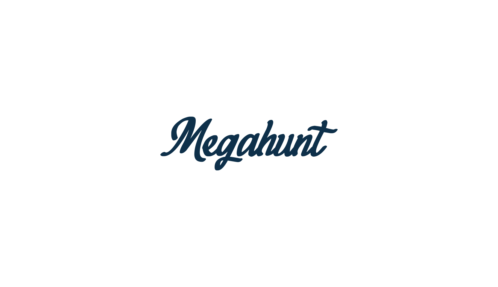 Megahunt, fancy various decorative script calligraphy font preview