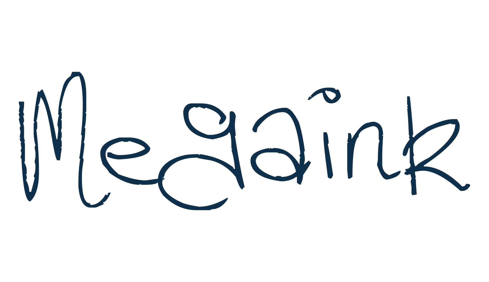Megaink, script handwritten fancy decorative calligraphy font preview