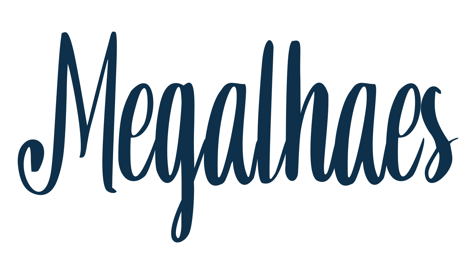 Megalhaes, fancy decorative font preview
