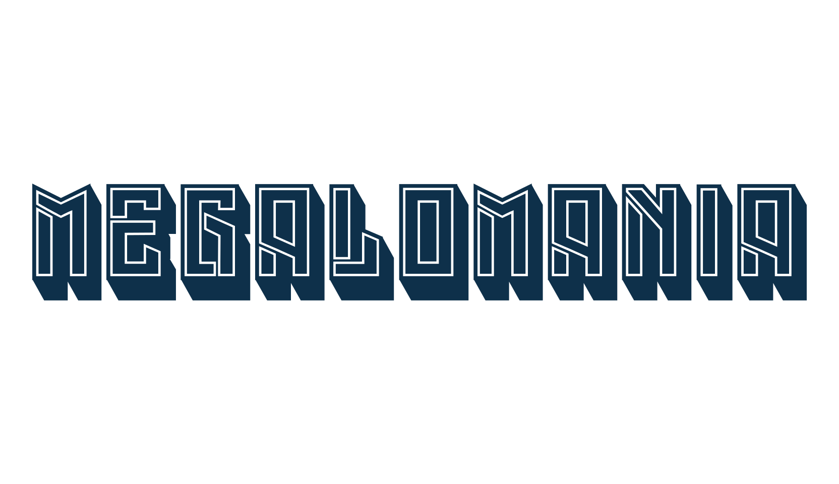 Megalomania (megalomania-2), fancy various techno sci-fi font preview