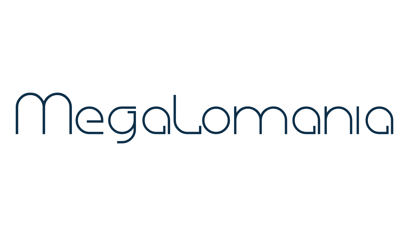 Megalomania, fancy various techno sci-fi font preview