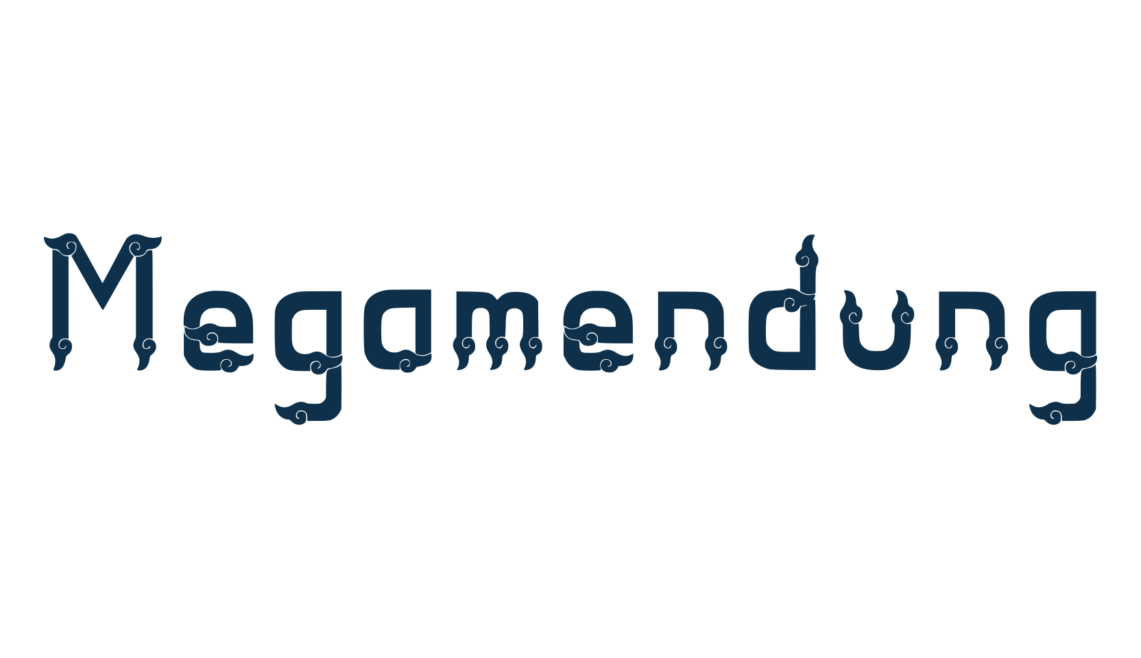 Megamendung, fancy various foreign look font preview