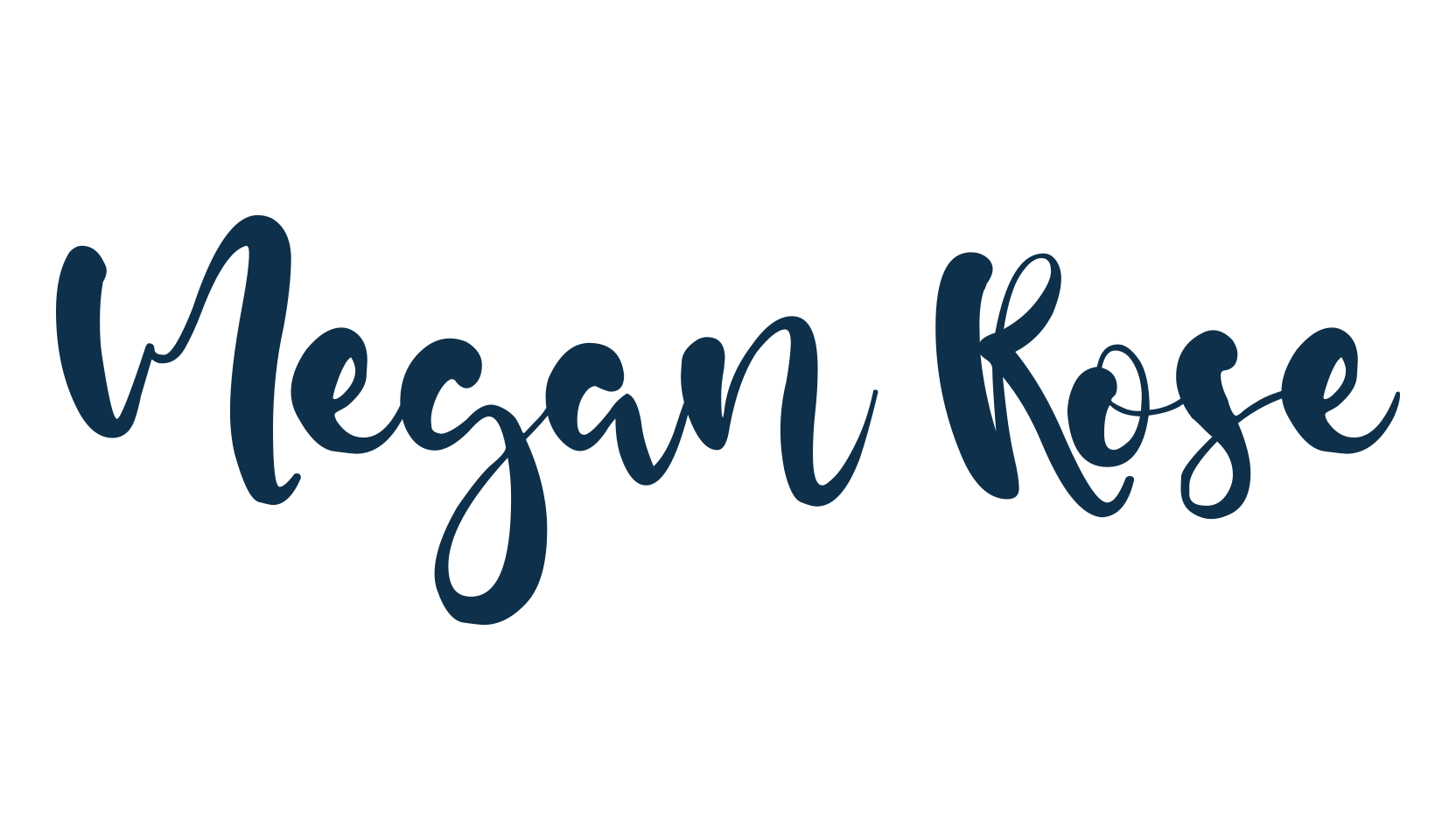Megan Rose, display market font preview