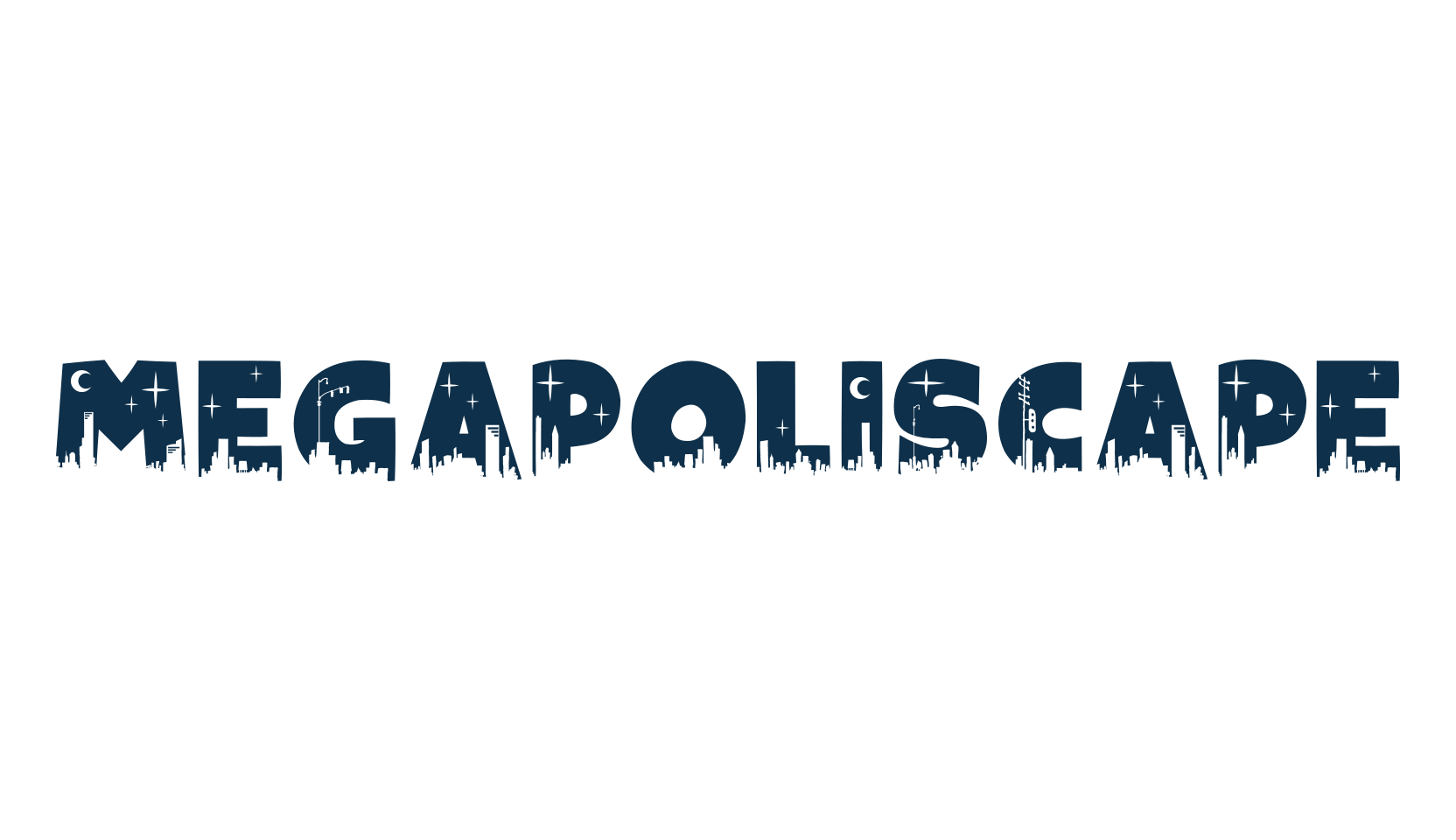 Megapoliscape, decorative font preview