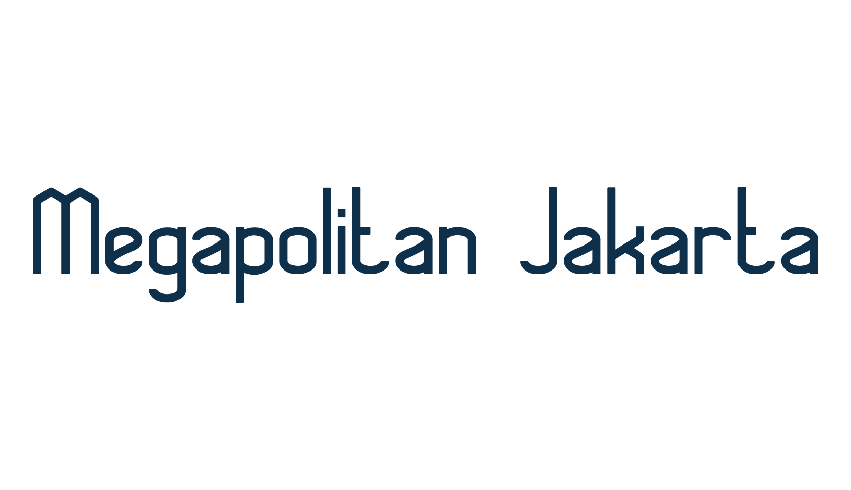 Megapolitan Jakarta, fancy various basic font preview