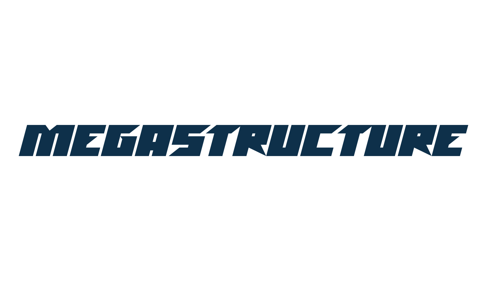 Megastructure, techno sci-fi font preview