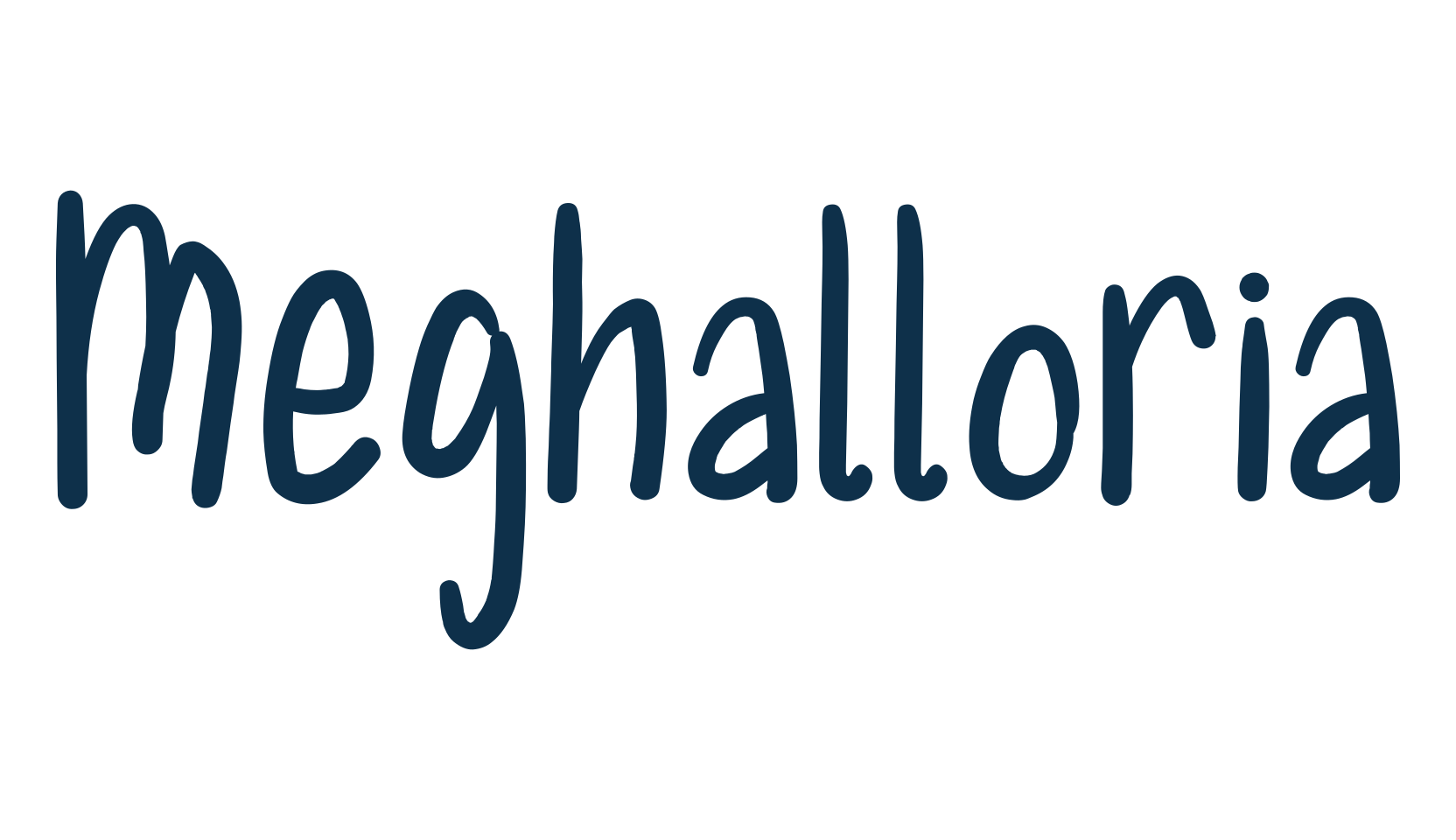 Meghalloria, fancy decorative font preview