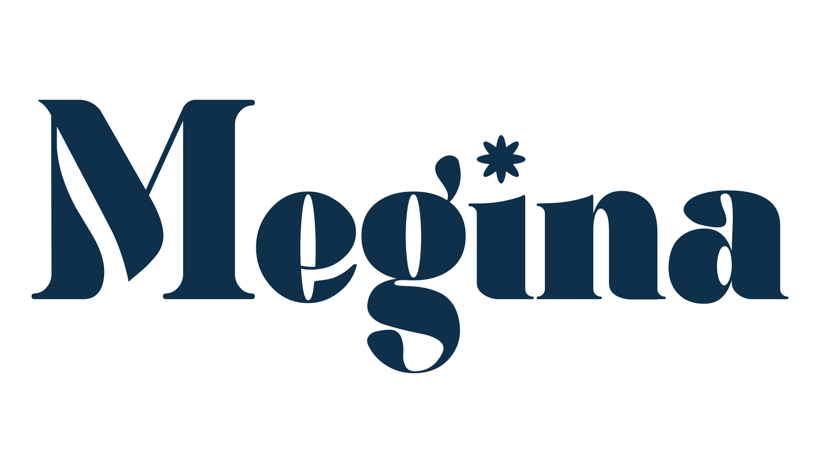 Megina, retro font preview