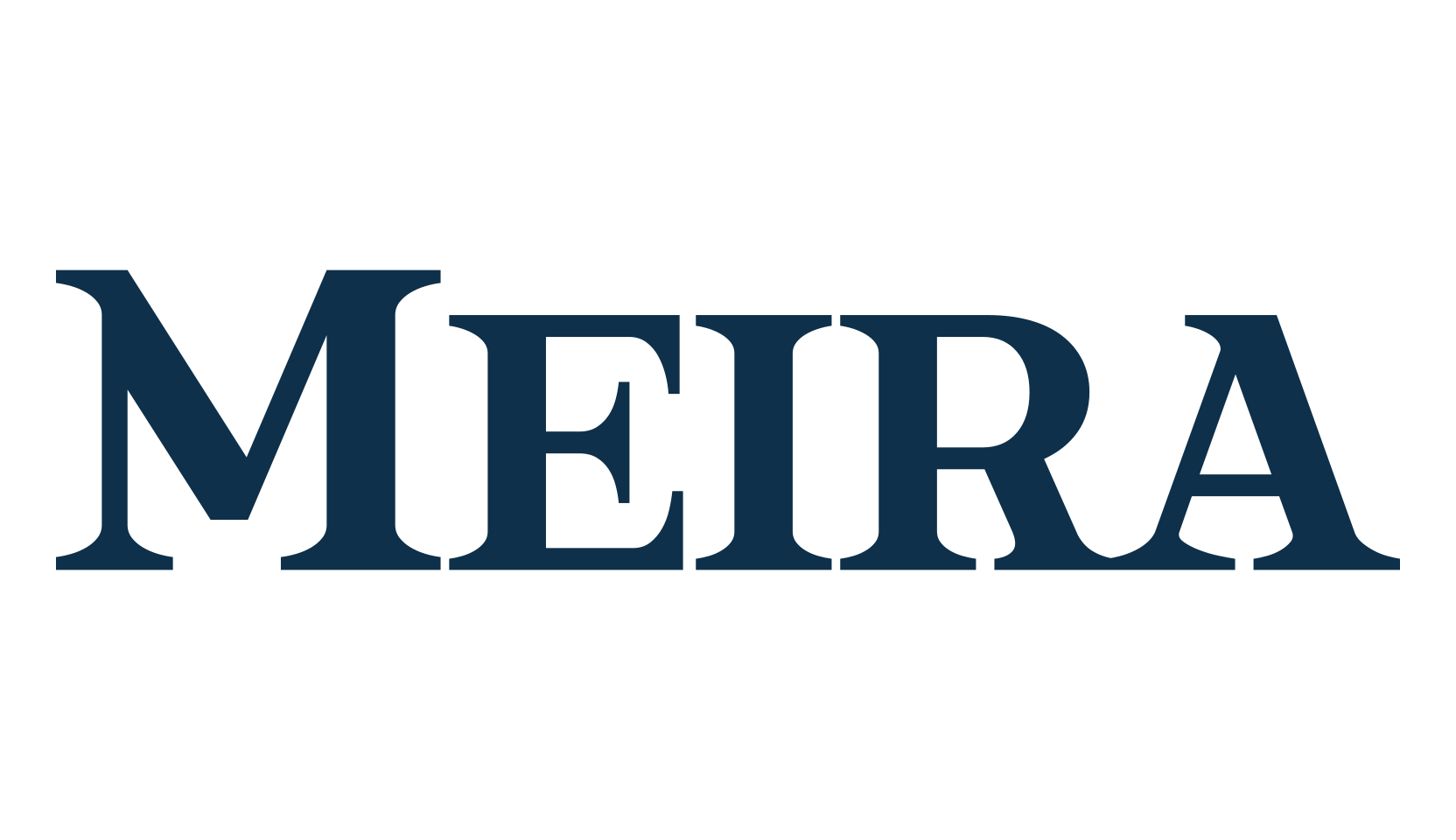 Meira, retro font preview