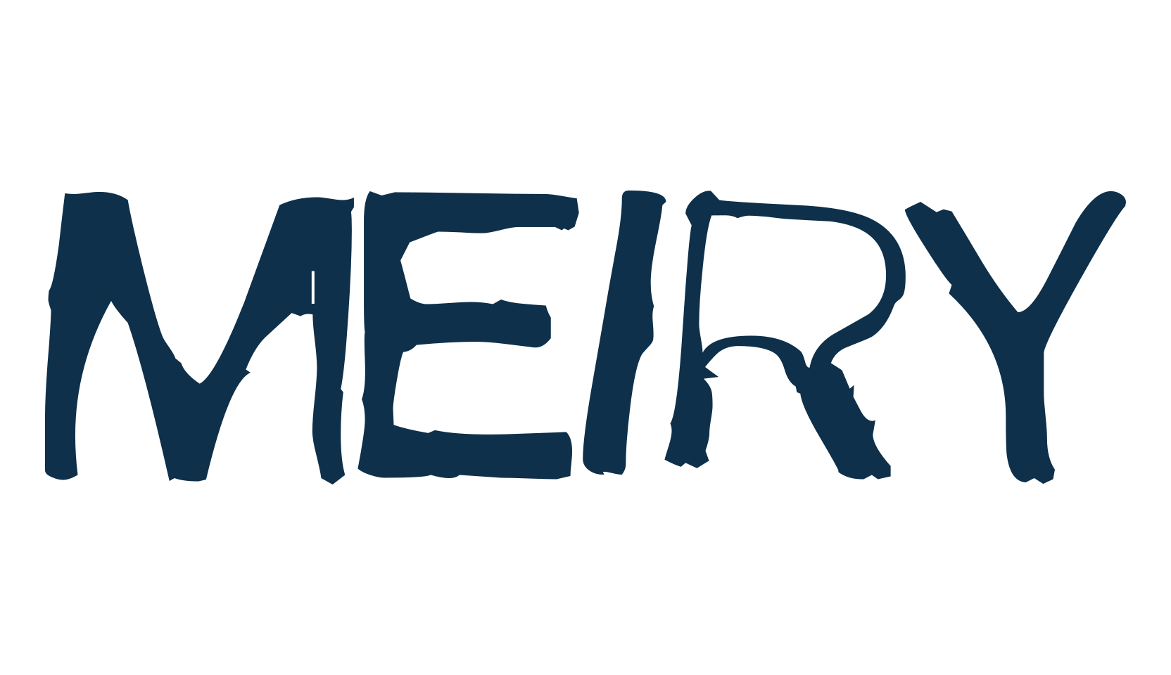 Meiry, destroy font preview