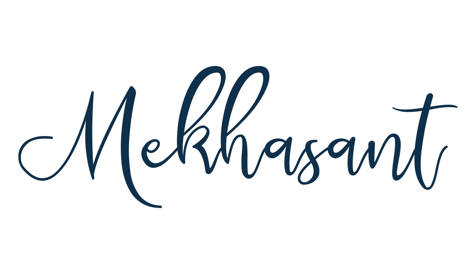 Mekhasant, script calligraphy fancy decorative font preview