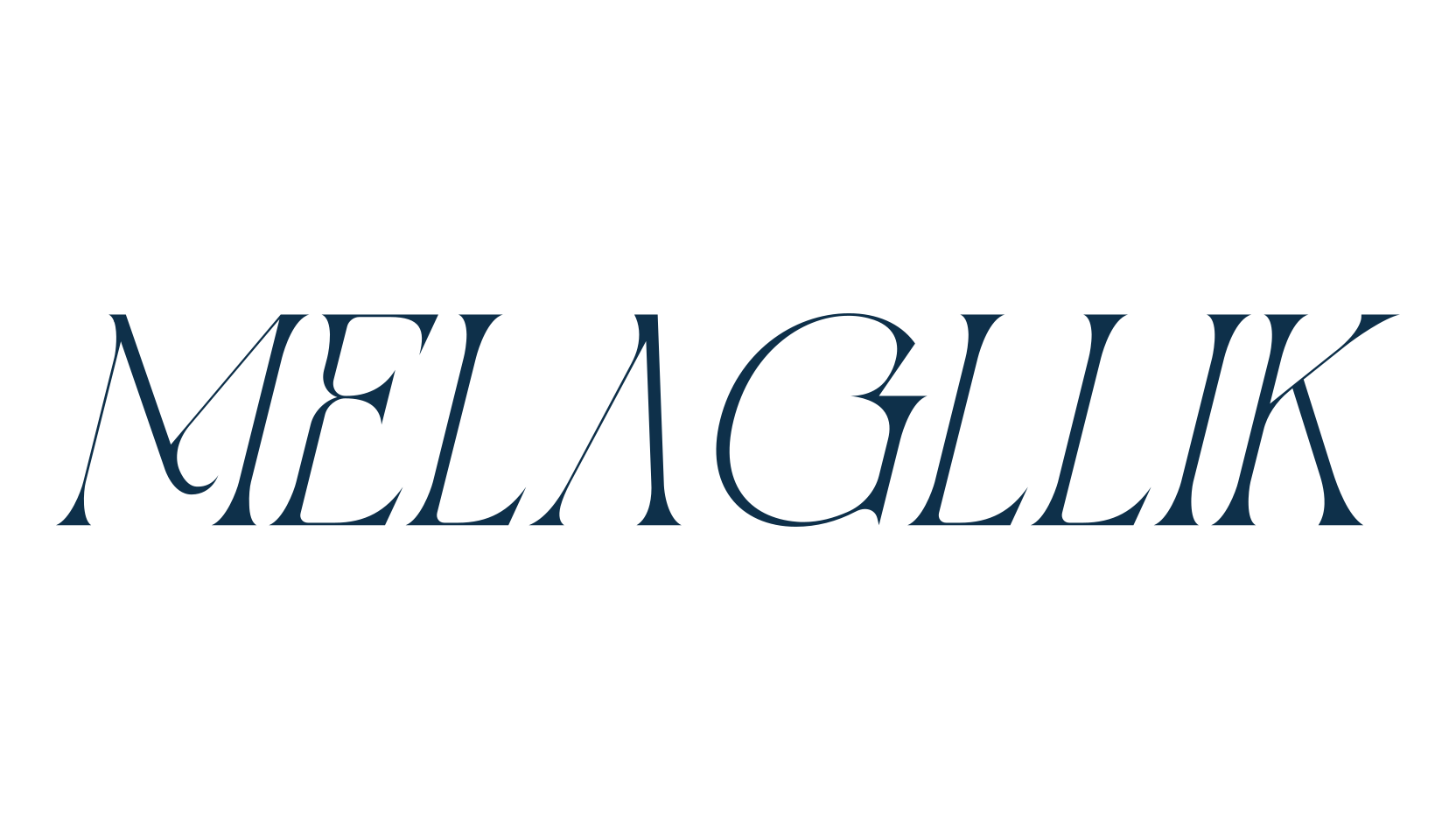 Melagllik, basic serif font preview