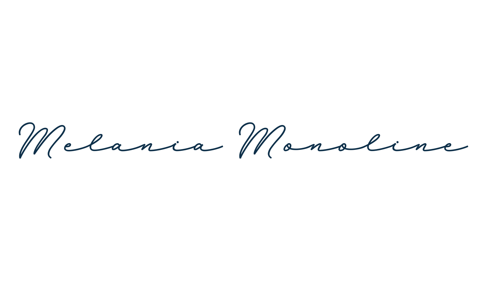Melania Monoline, script handwritten fancy decorative calligraphy font preview