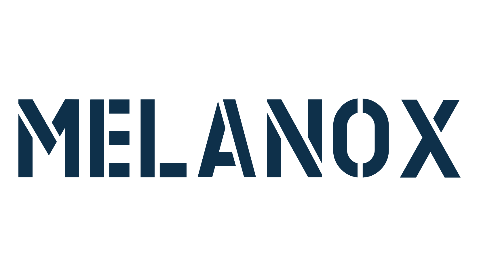 Melanox, stencil, army font preview