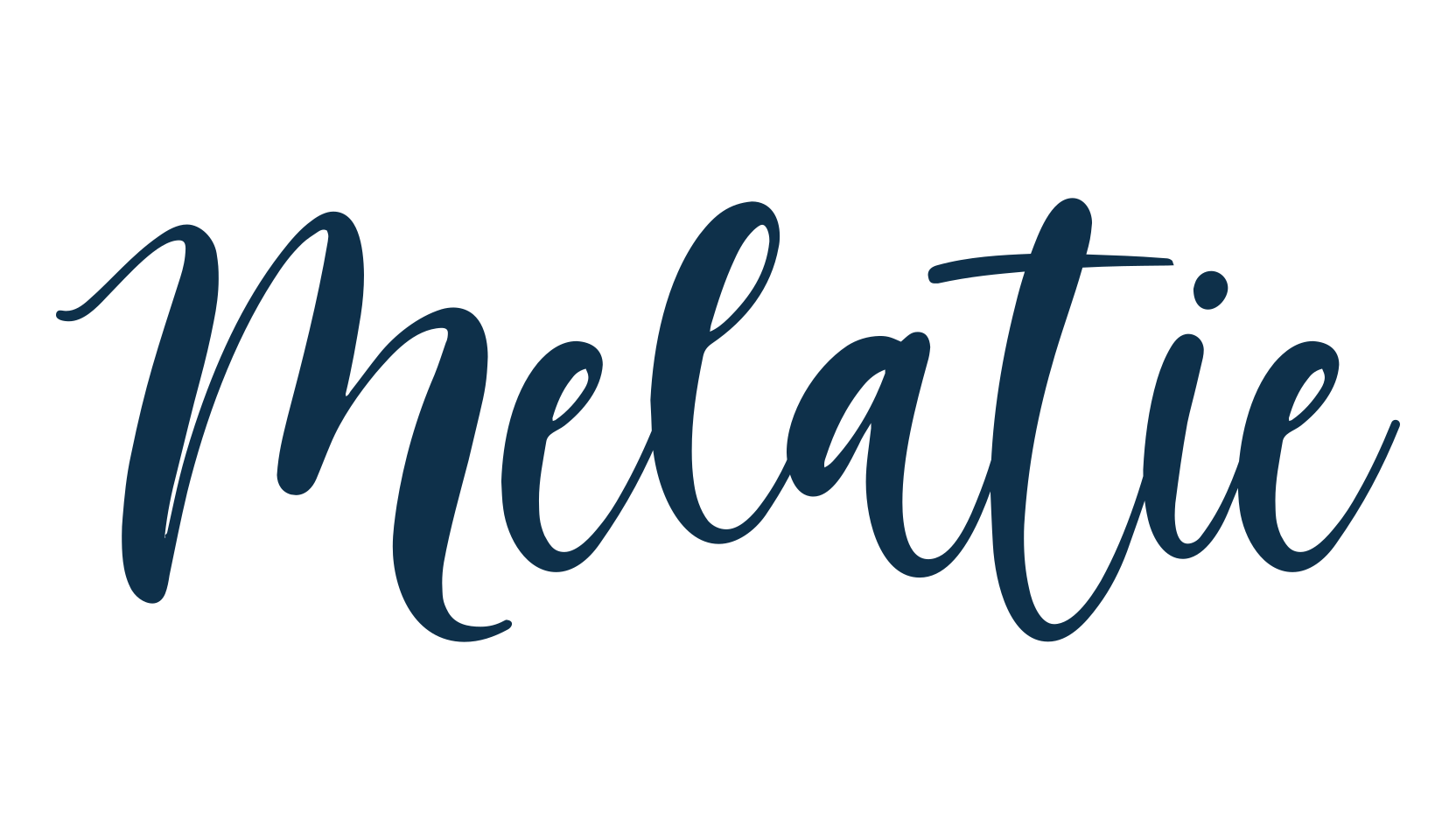 Melatie, fancy decorative font preview