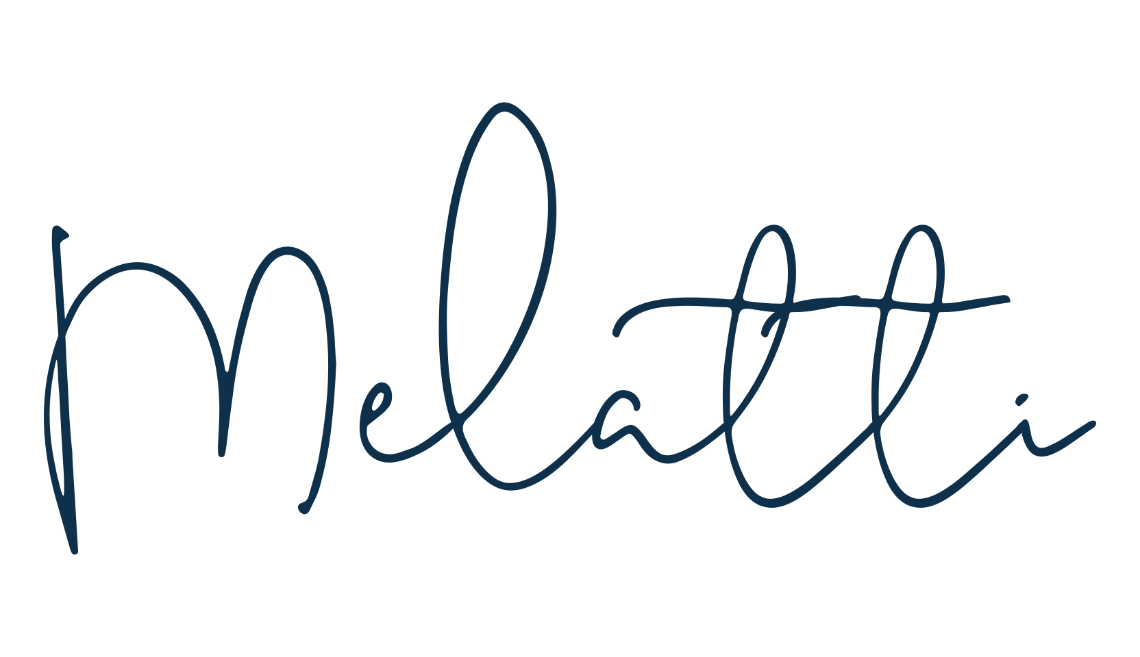 Melatti, script handwritten fancy decorative calligraphy font preview