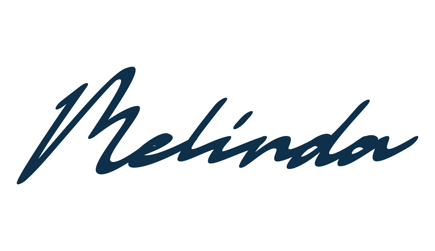 Melinda (melinda-3), handwriting font preview
