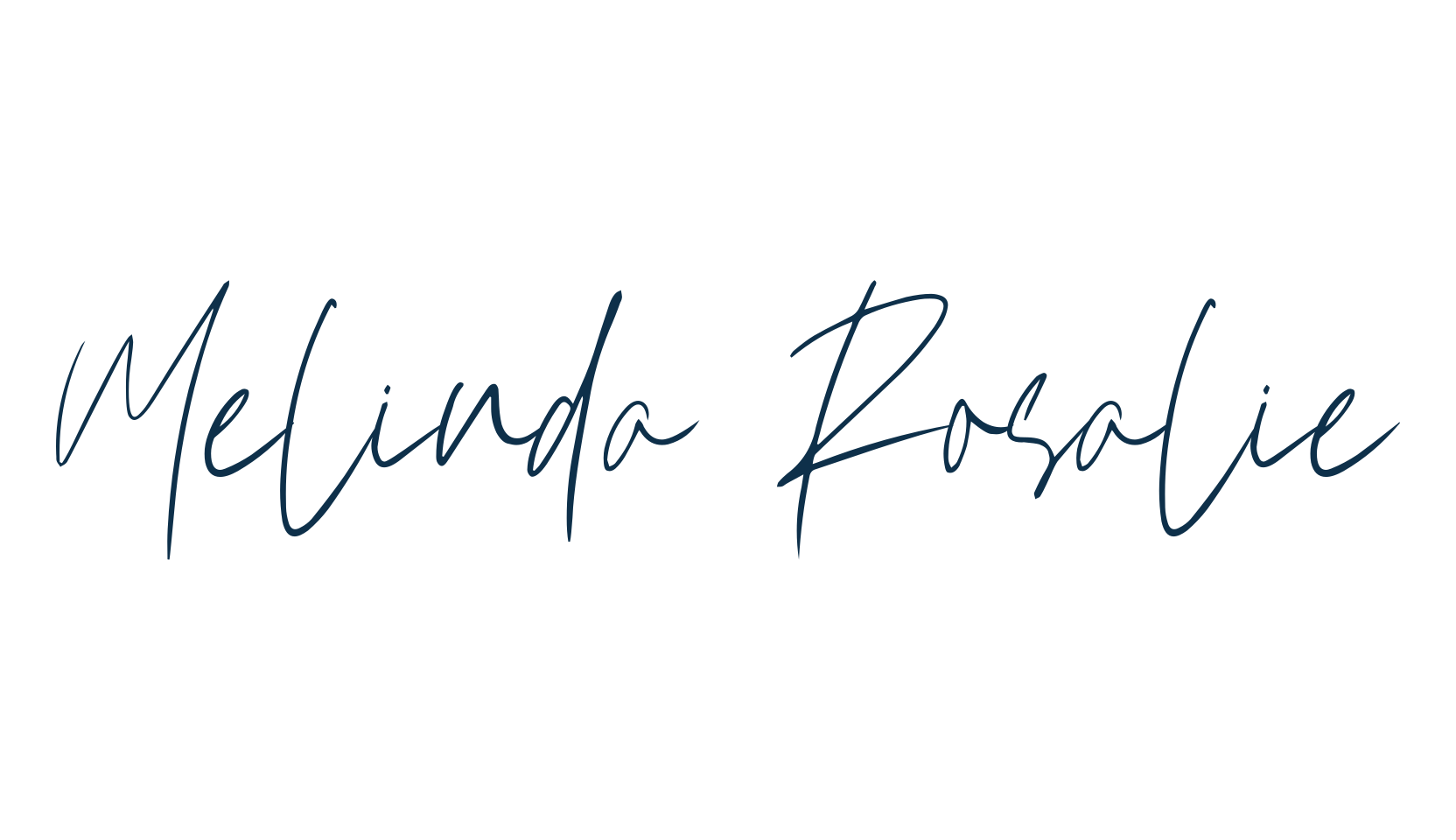Melinda Rosalie, script handwritten fancy decorative calligraphy font preview