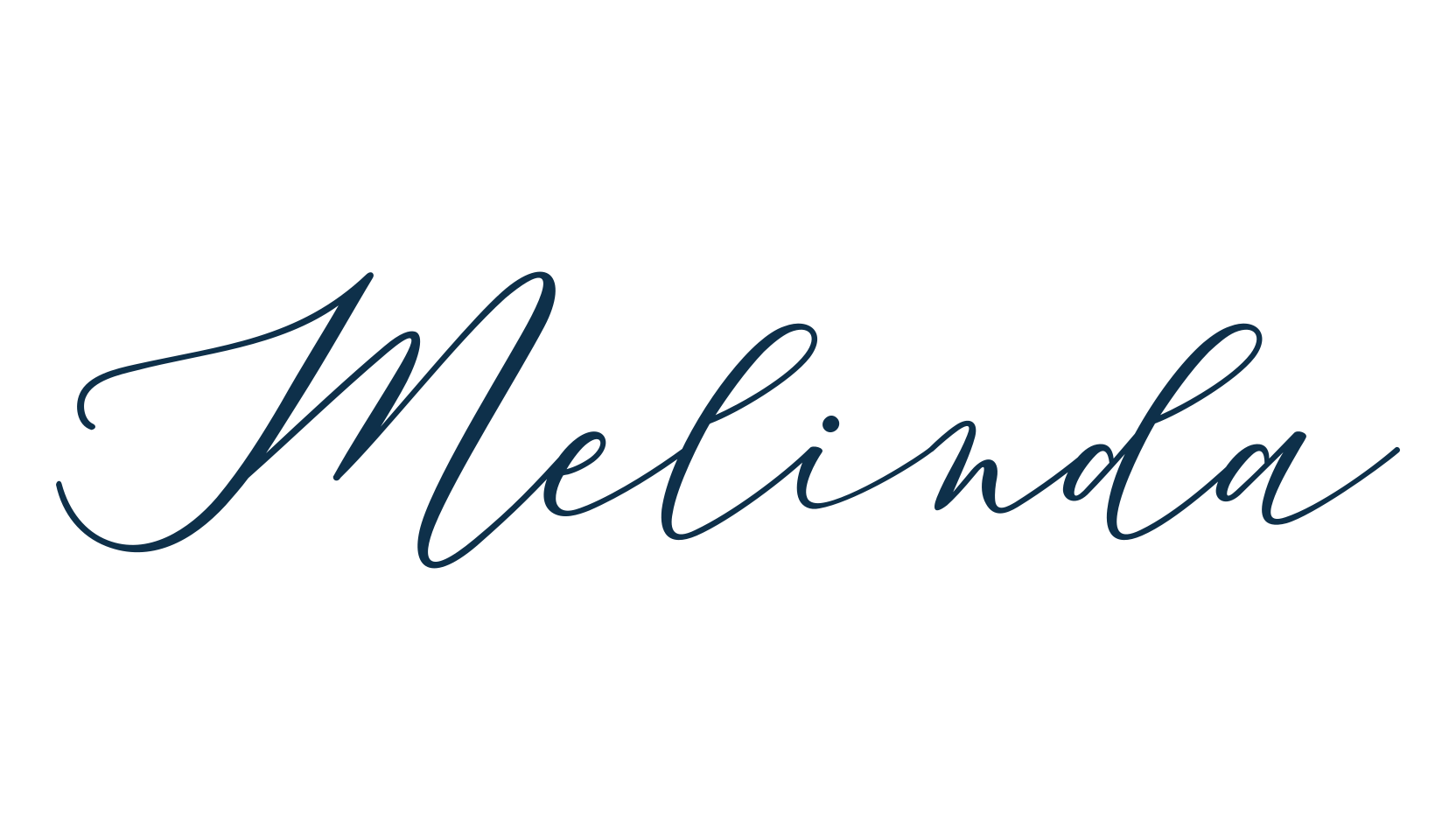 Melinda (melinda), calligraphy font preview