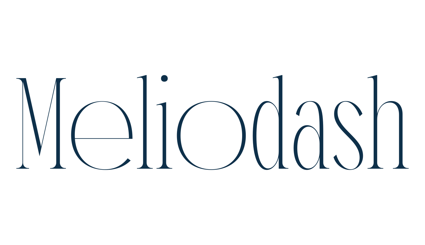 Meliodash, serif font preview