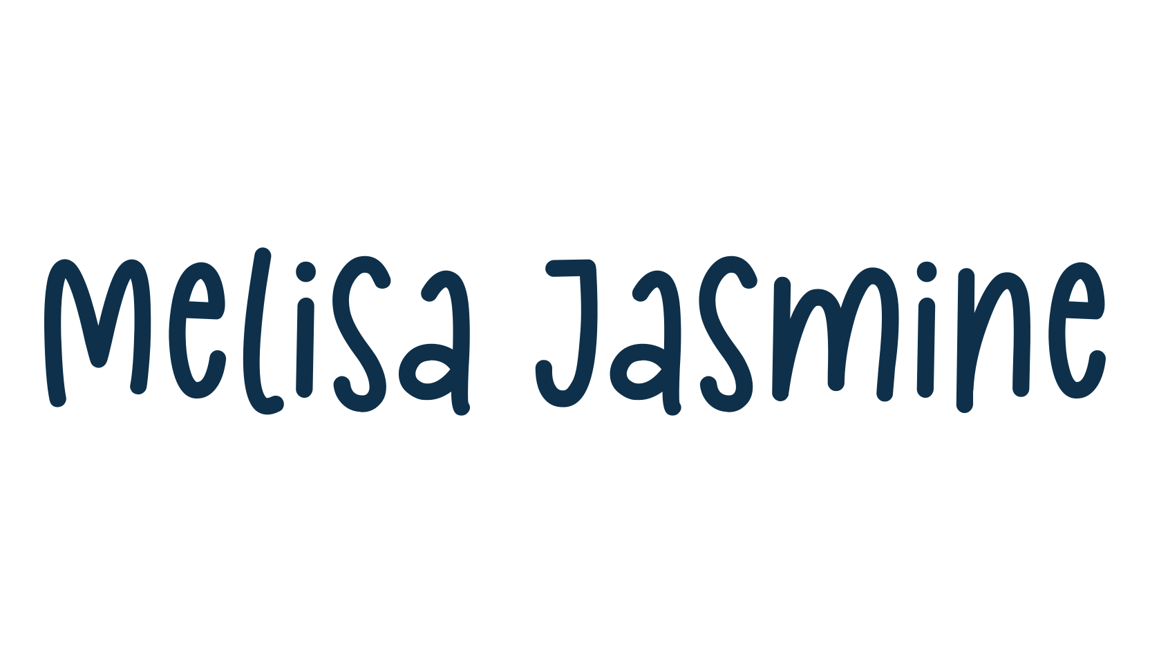 Melisa Jasmine, cartoon font preview