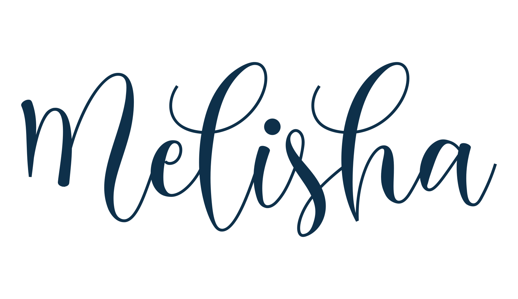 Melisha, script calligraphy fancy decorative font preview