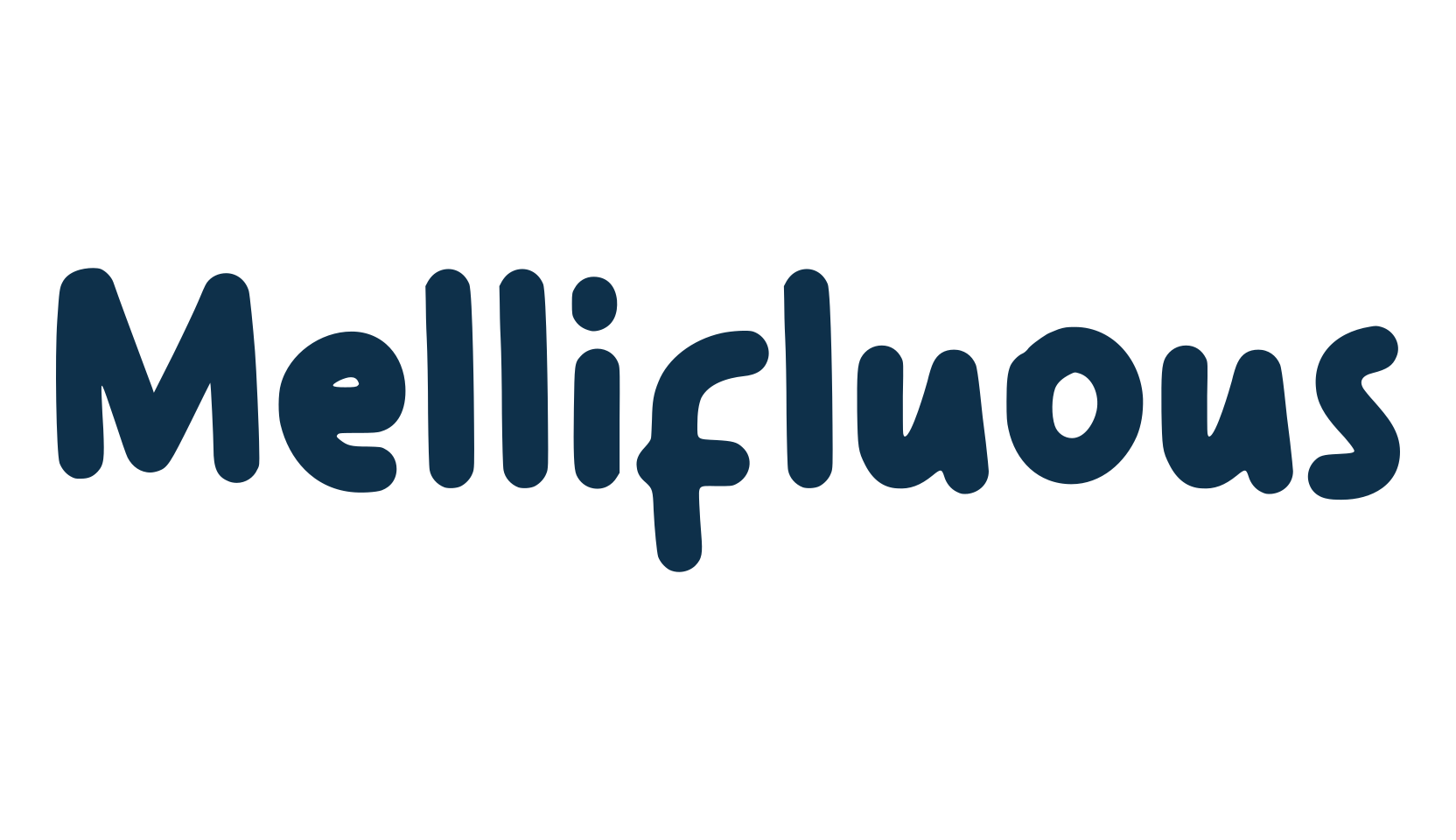Mellifluous, script handwritten fancy decorative calligraphy font preview