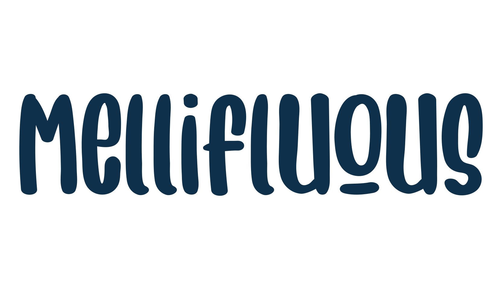 Mellifluous (mellifluous), fancy decorative font preview