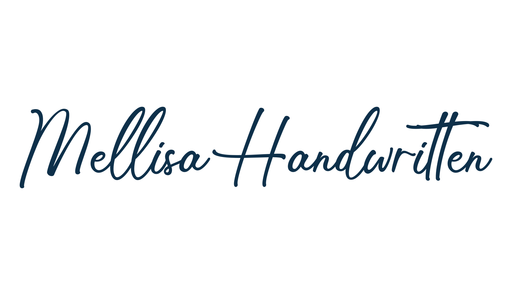 Mellisa Handwritten, script handwritten fancy decorative calligraphy font preview