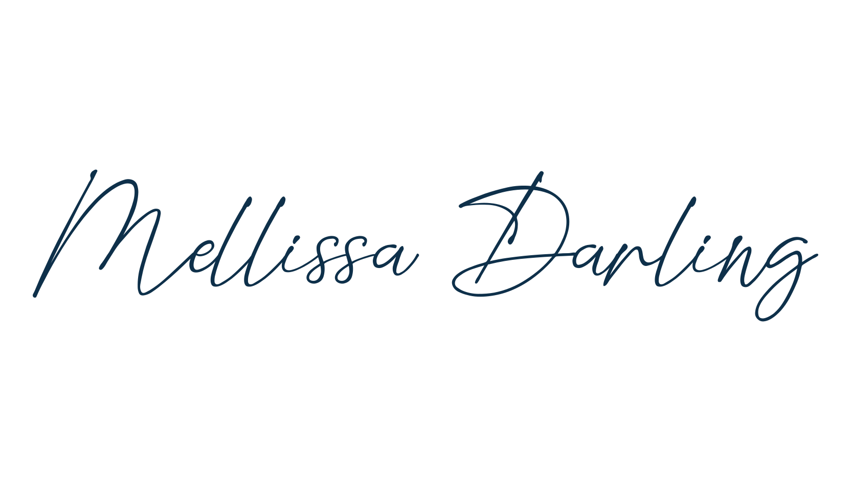 Mellissa Darling, script handwritten fancy decorative calligraphy font preview