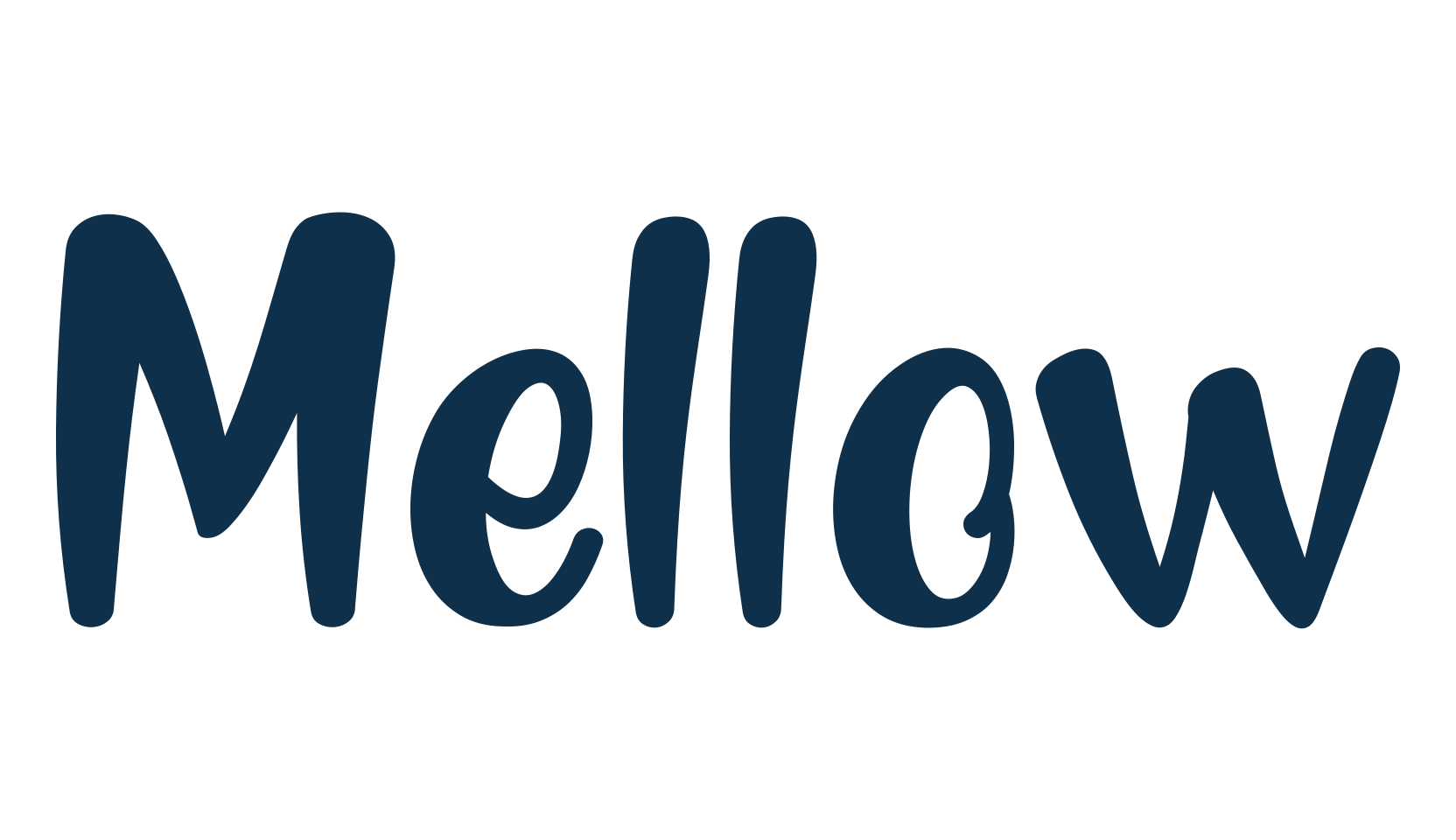 Mellow (mellow), cartoon font preview