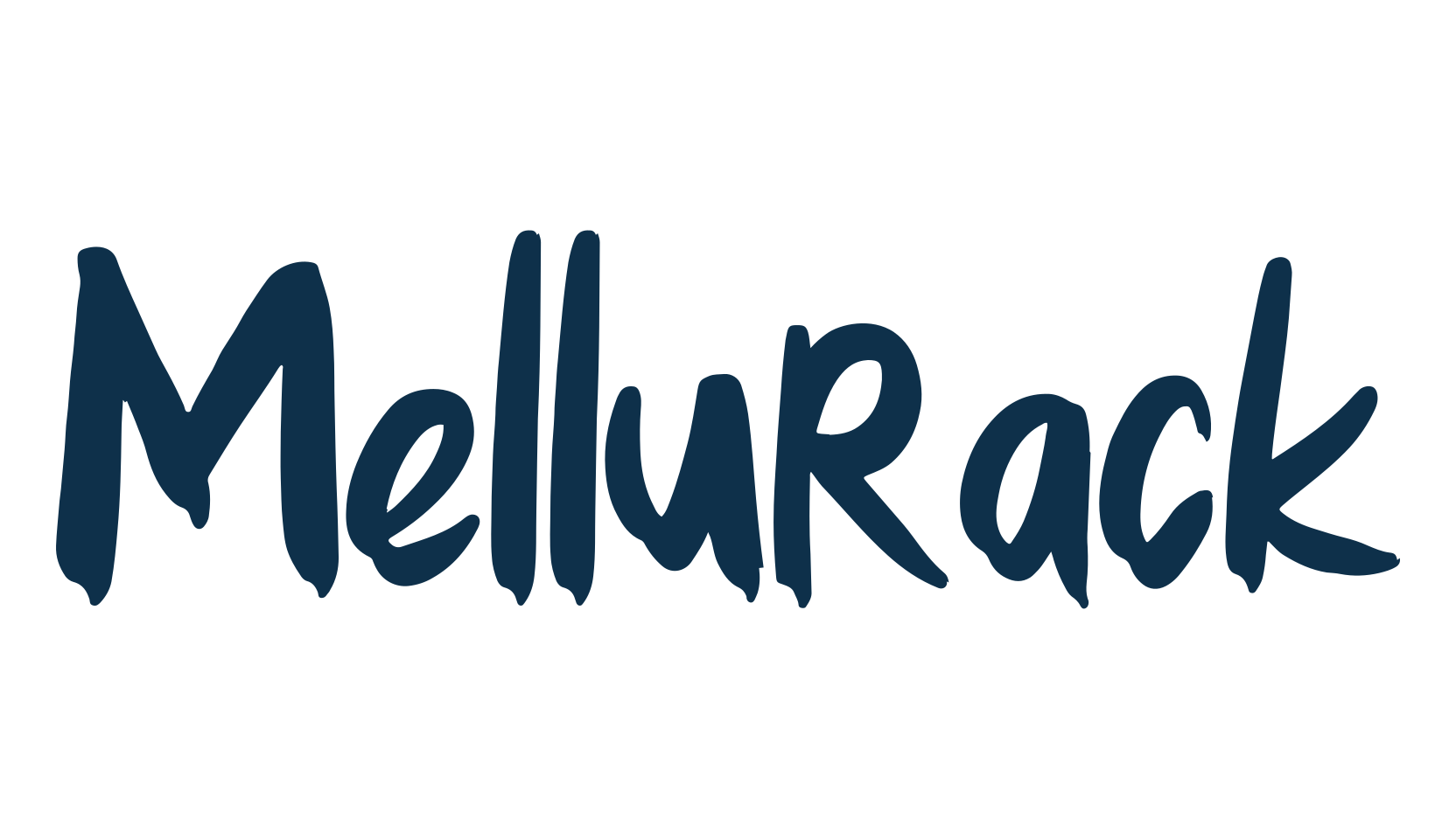 Mellurack, script brush fancy decorative calligraphy font preview