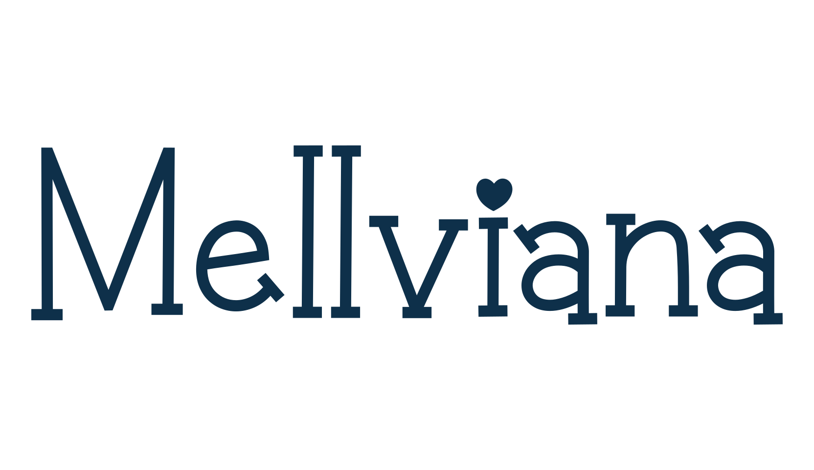 Mellviana, fancy decorative font preview