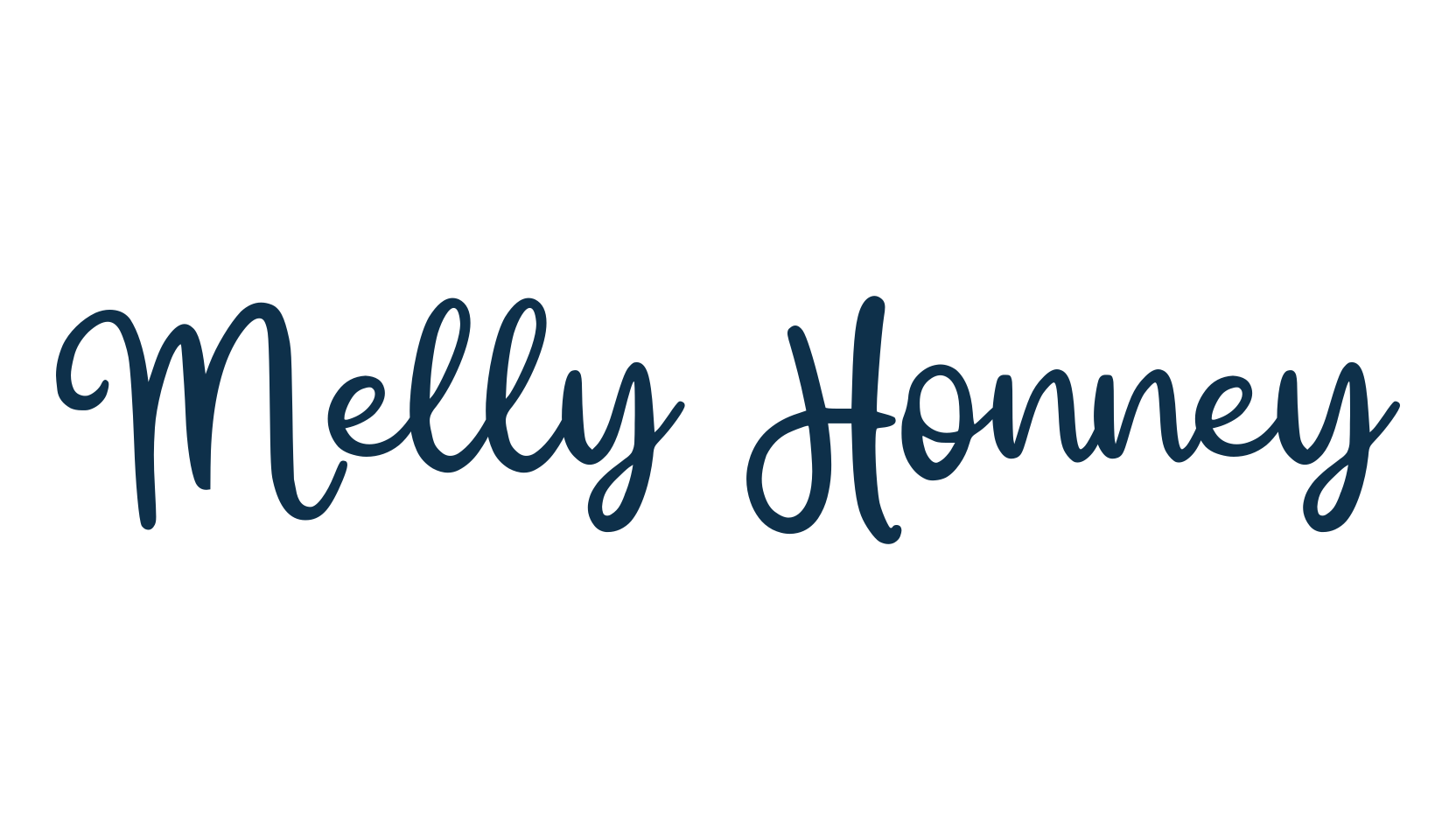 Melly Honney, fancy decorative font preview
