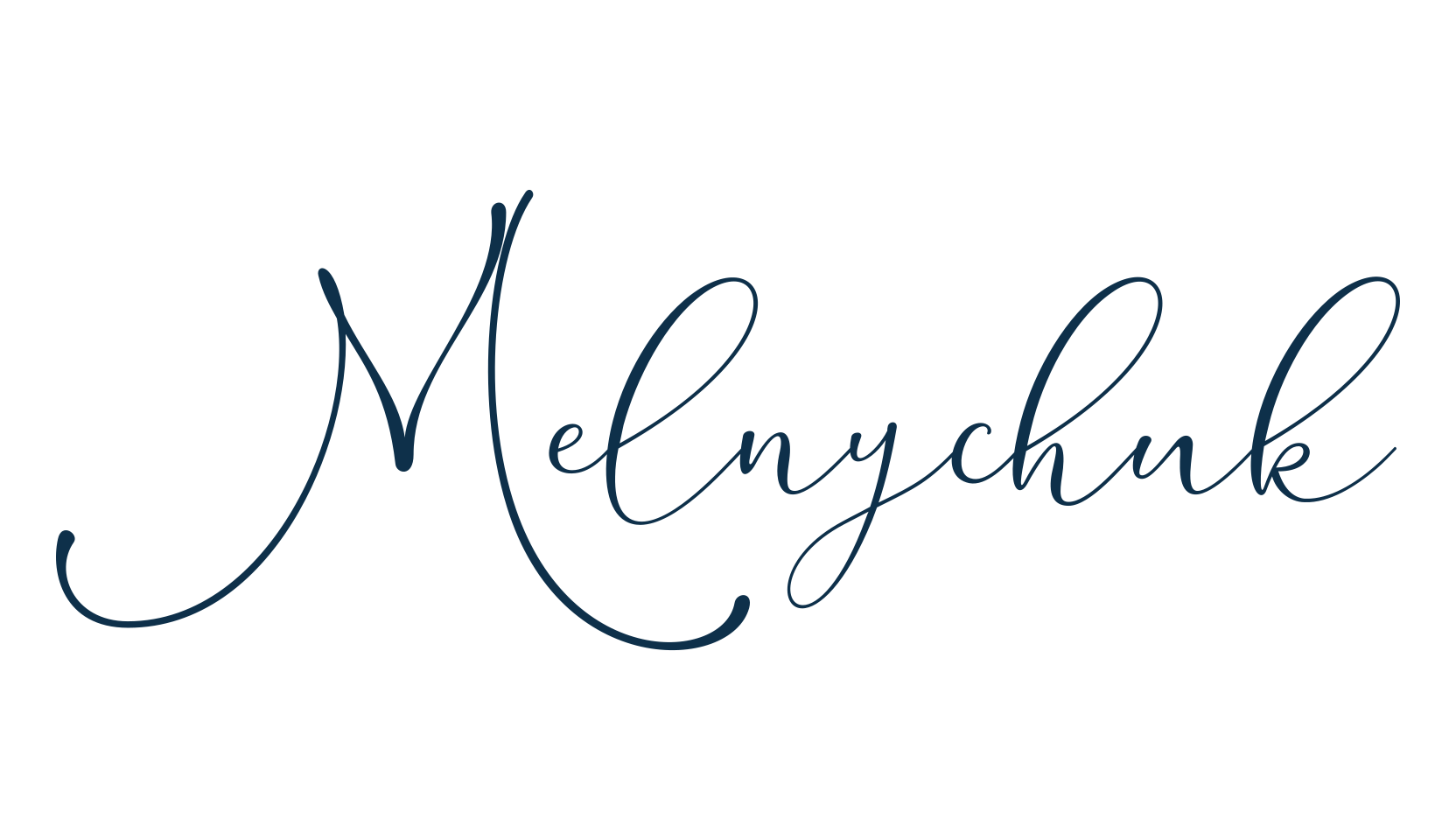Melnychuk, handwriting font preview