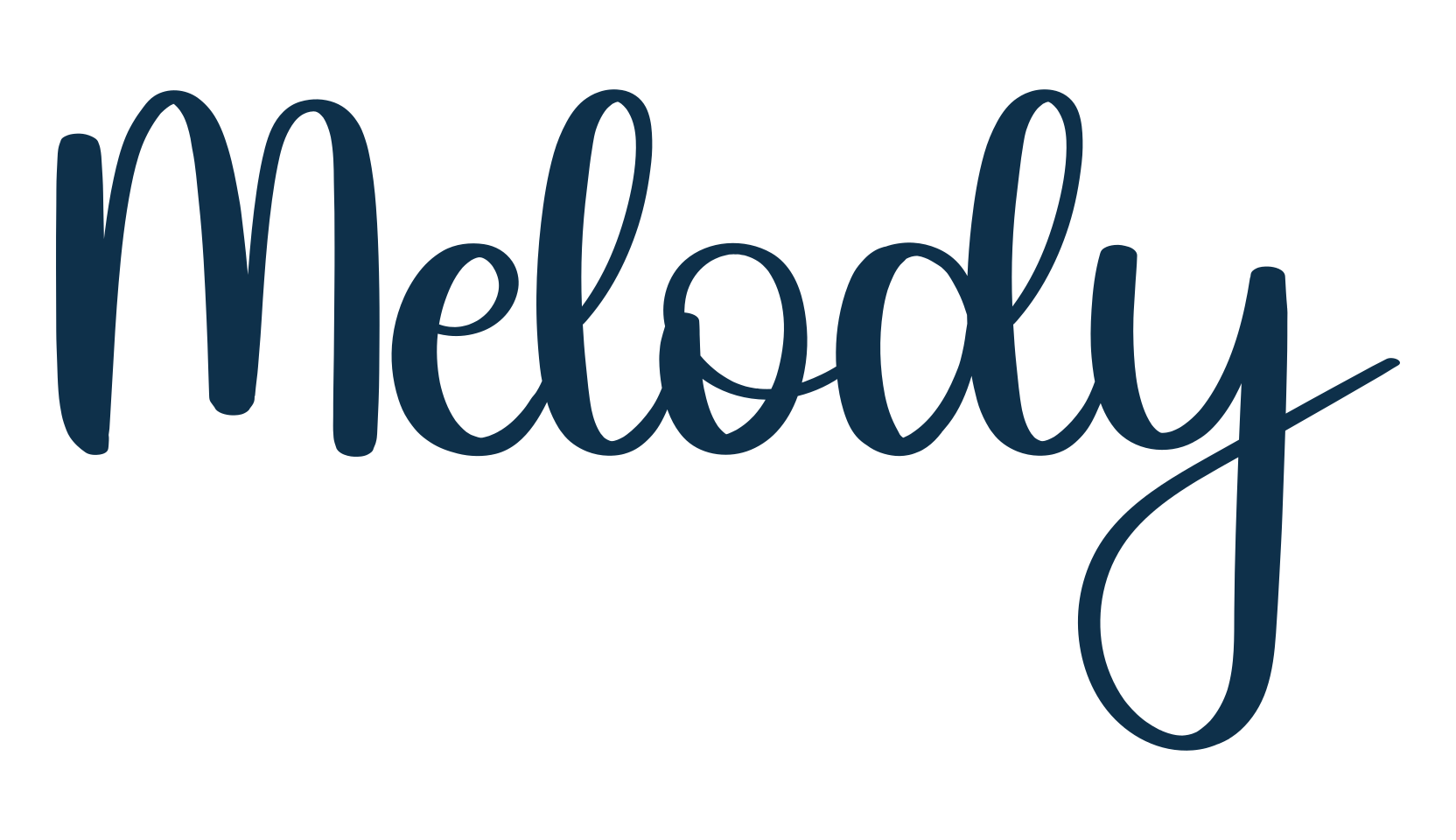Melody (melody-2), fancy various decorative script calligraphy font preview