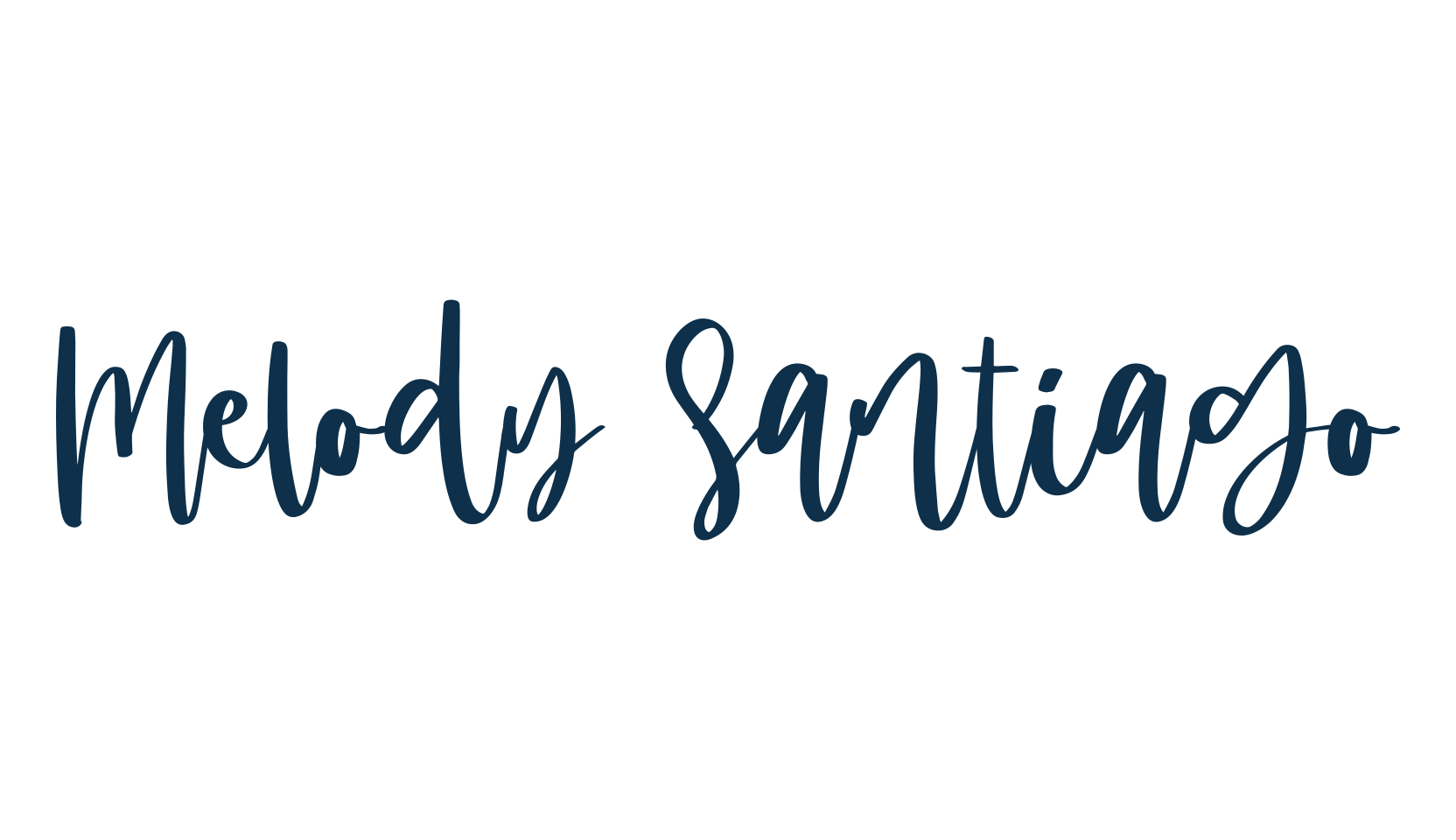 Melody Santiago, fancy decorative font preview