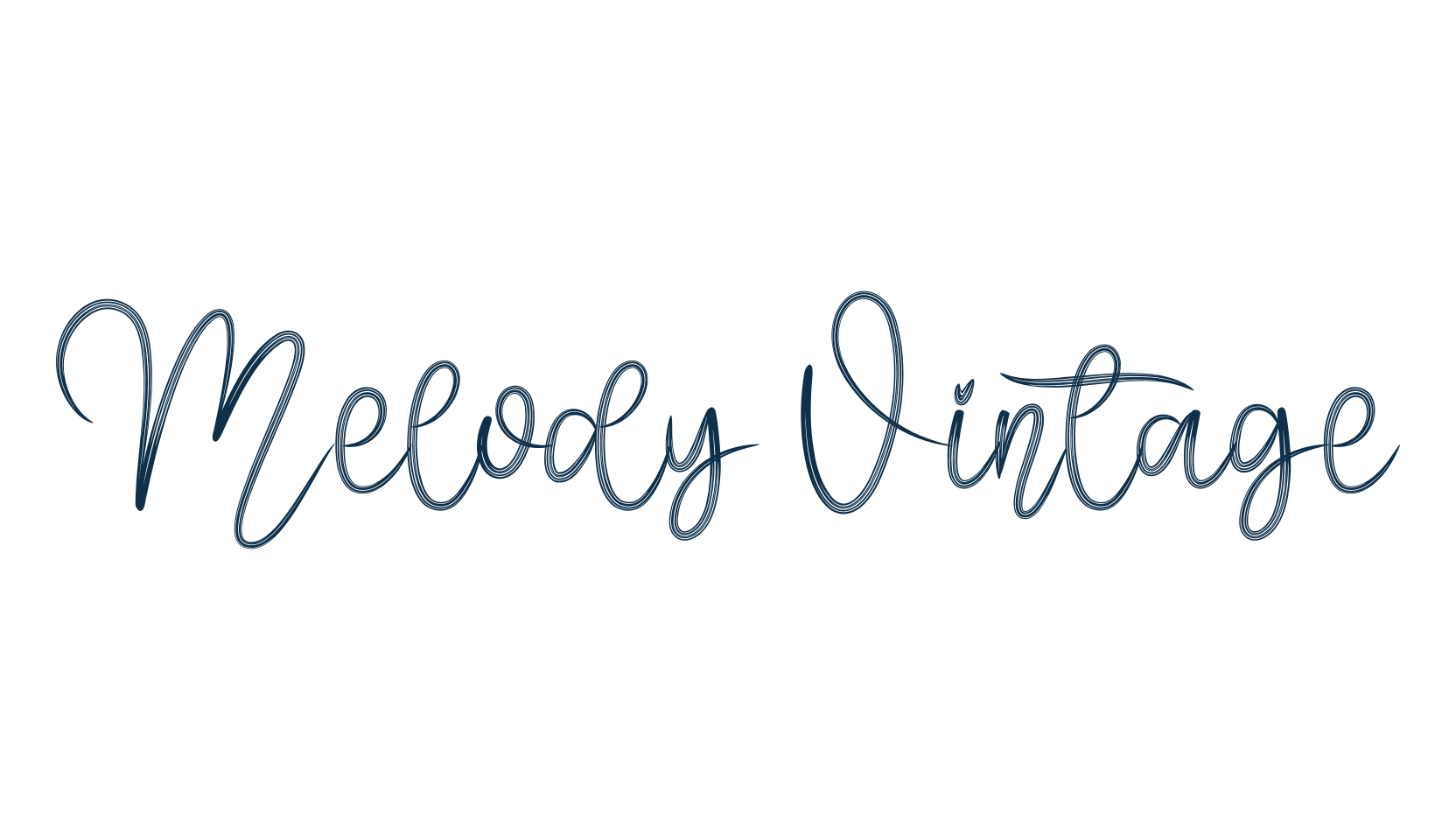 Melody Vintage, brush font preview