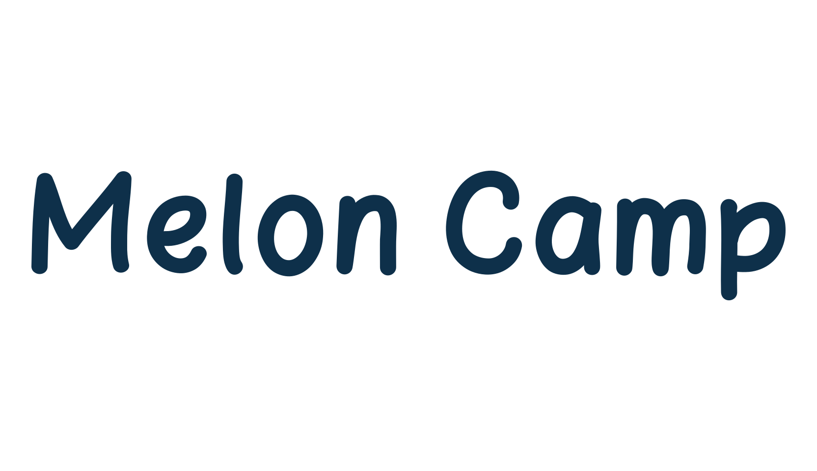 Melon Camp, fancy cartoon decorative comic font preview