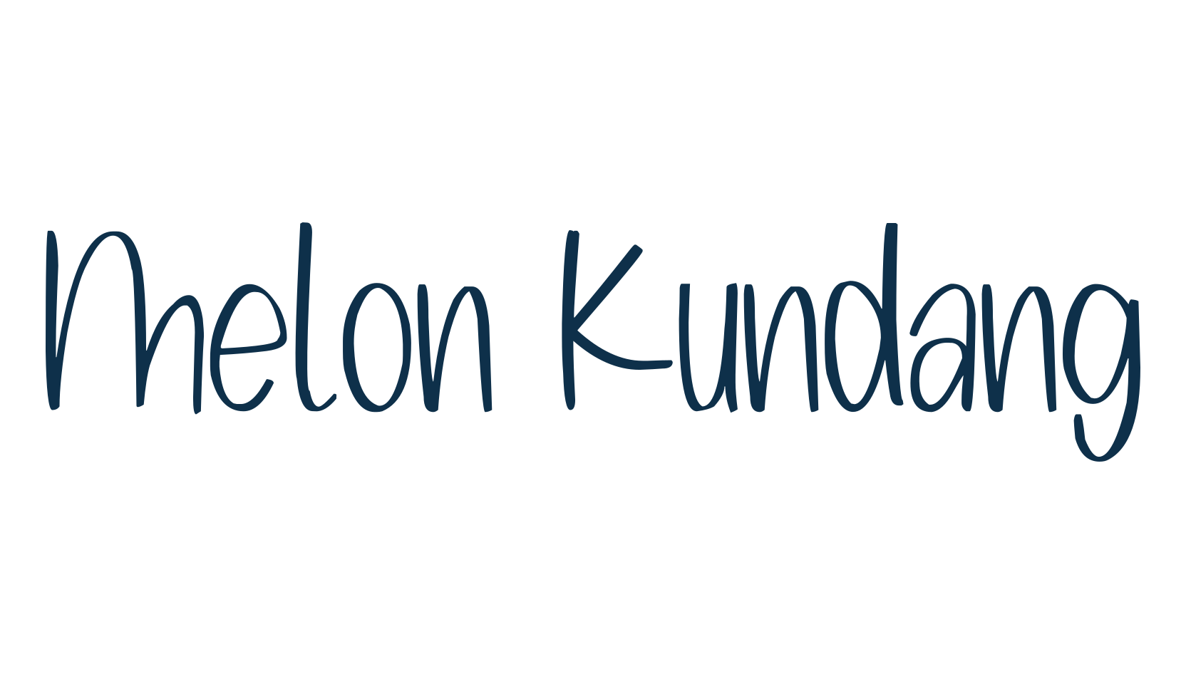Melon Kundang, display market font preview
