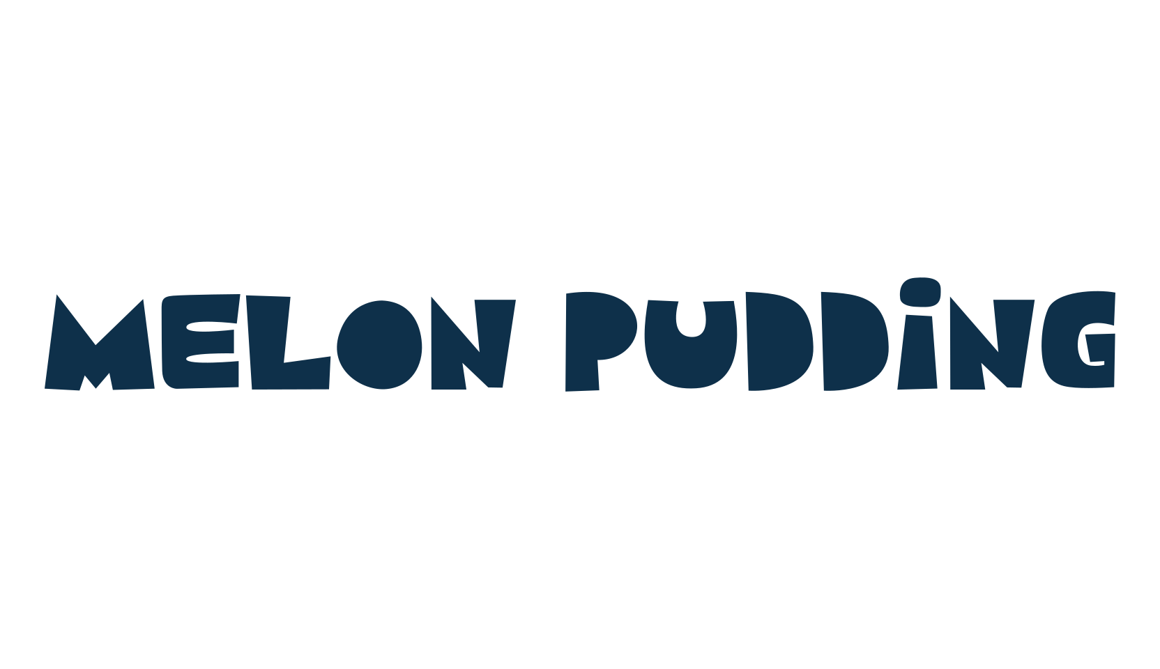 Melon Pudding, cartoon font preview