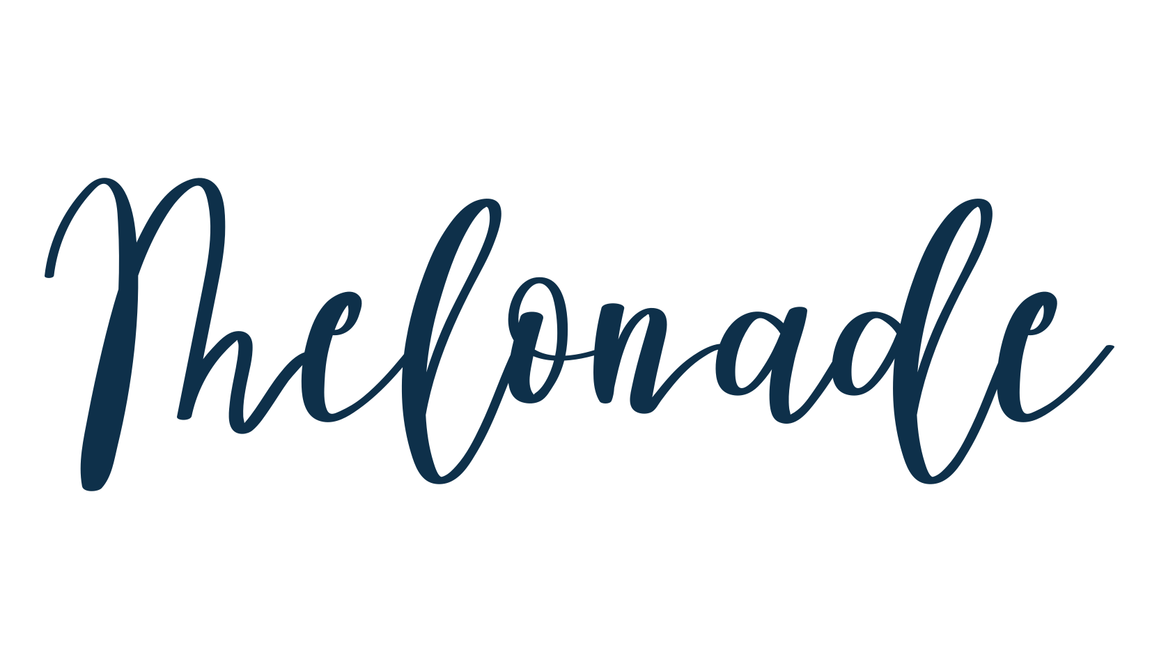 Melonade, handwriting font preview